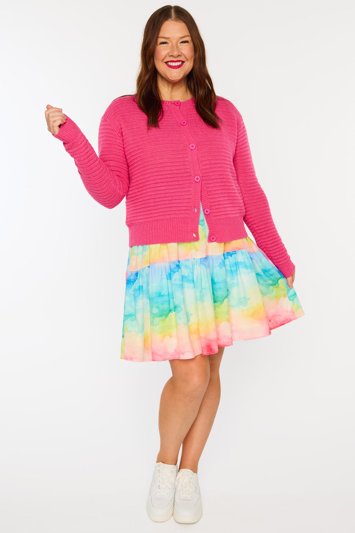Joelz Pink Cardi – Pink cardigan