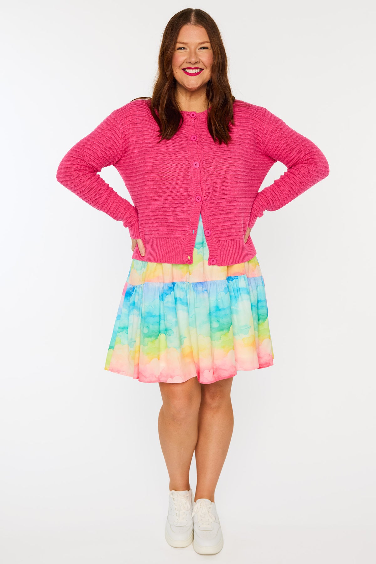 Joelz Pink Cardi – Pink cardigan