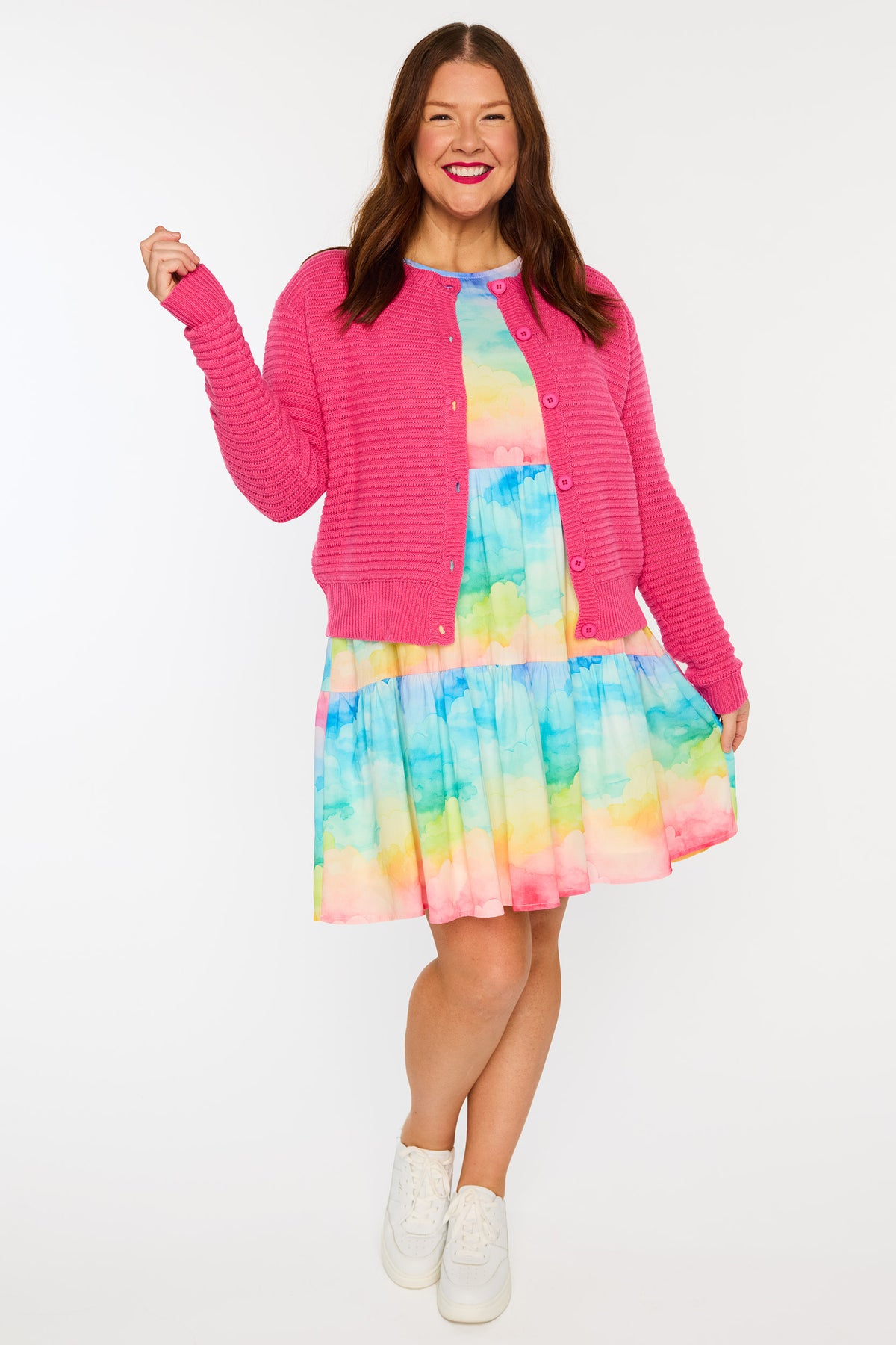 Joelz Pink Cardi – Pink cardigan