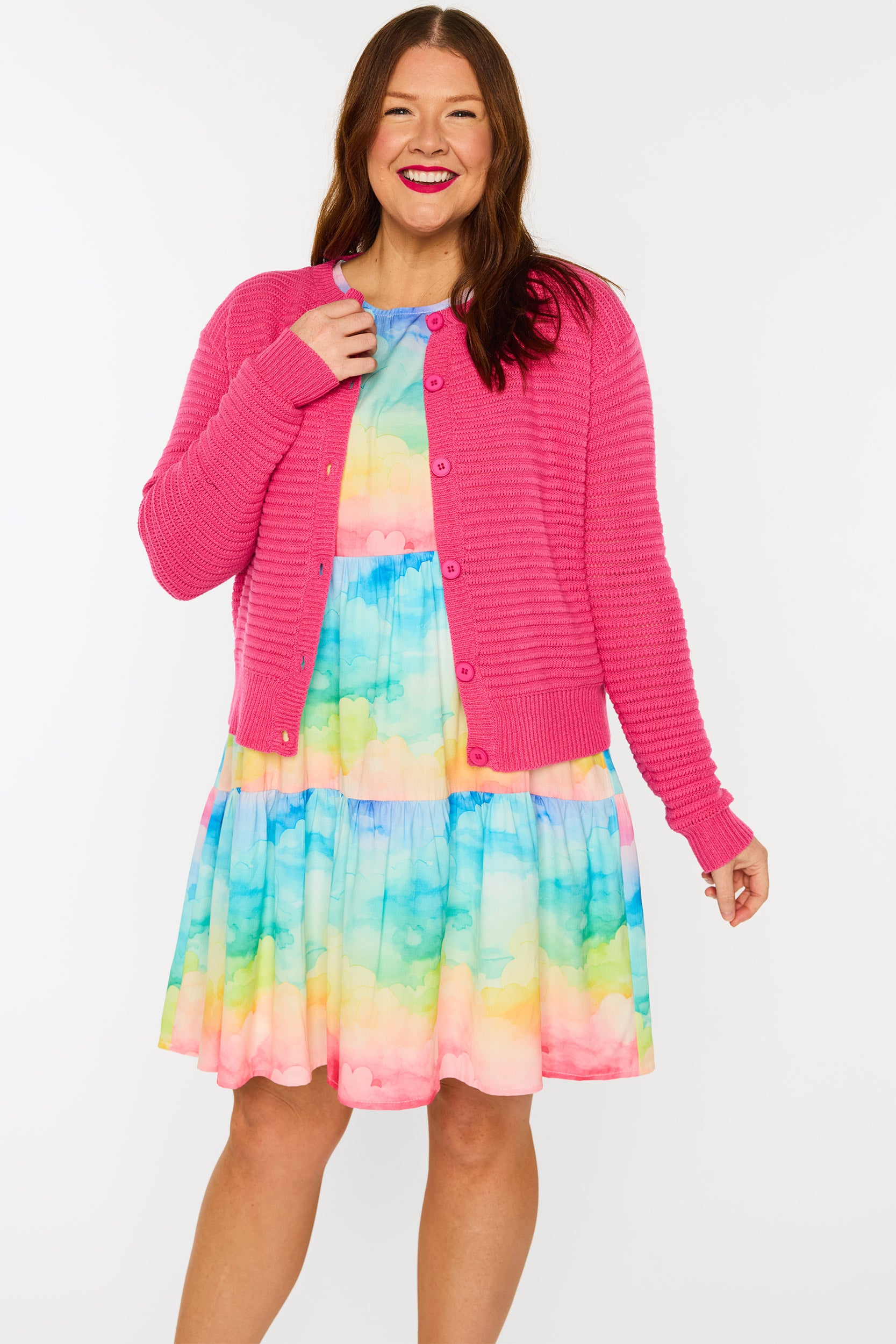 Joelz Pink Cardi – Pink cardigan