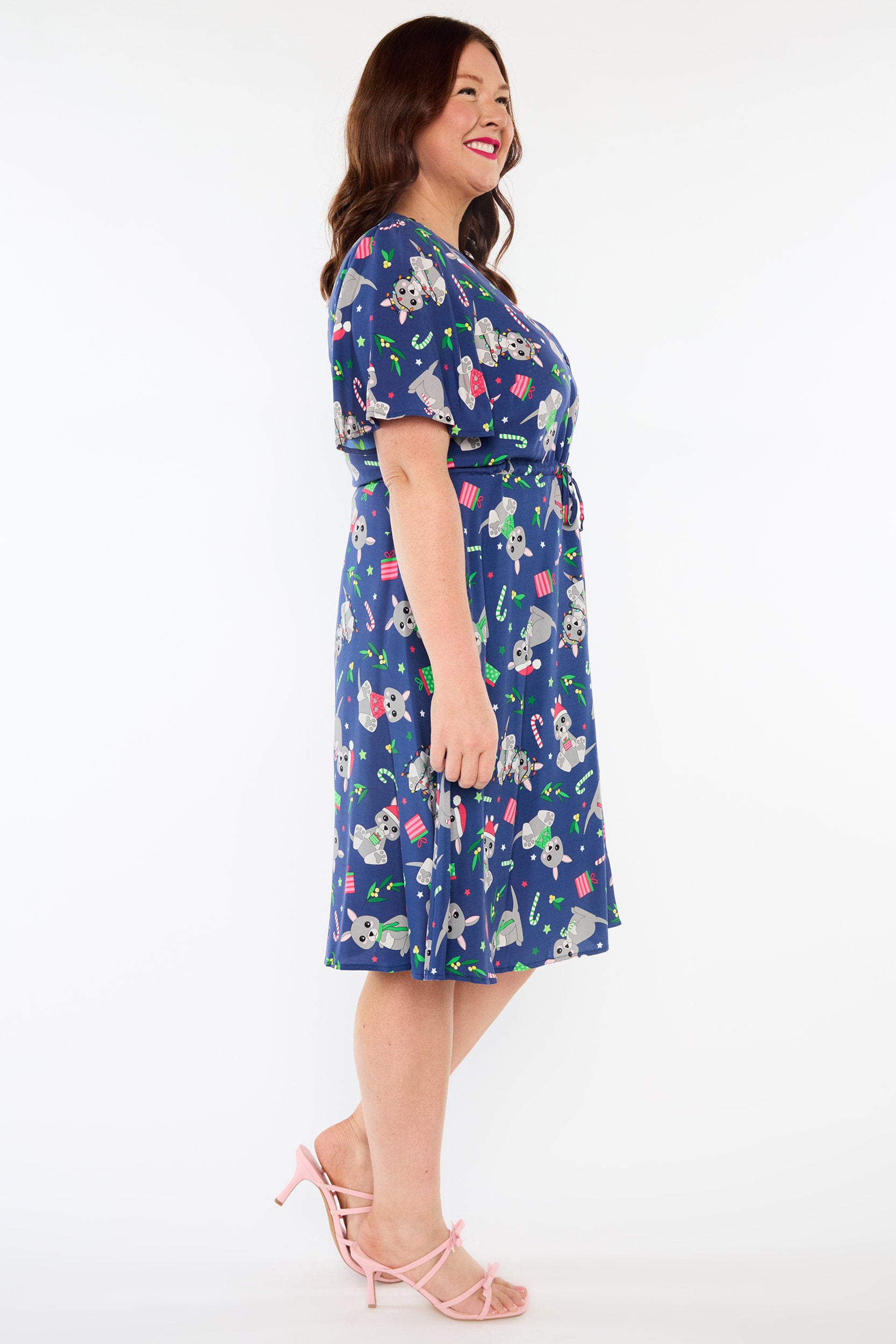 Jaz Kangaroo Christmas Dress (Pre-Order)