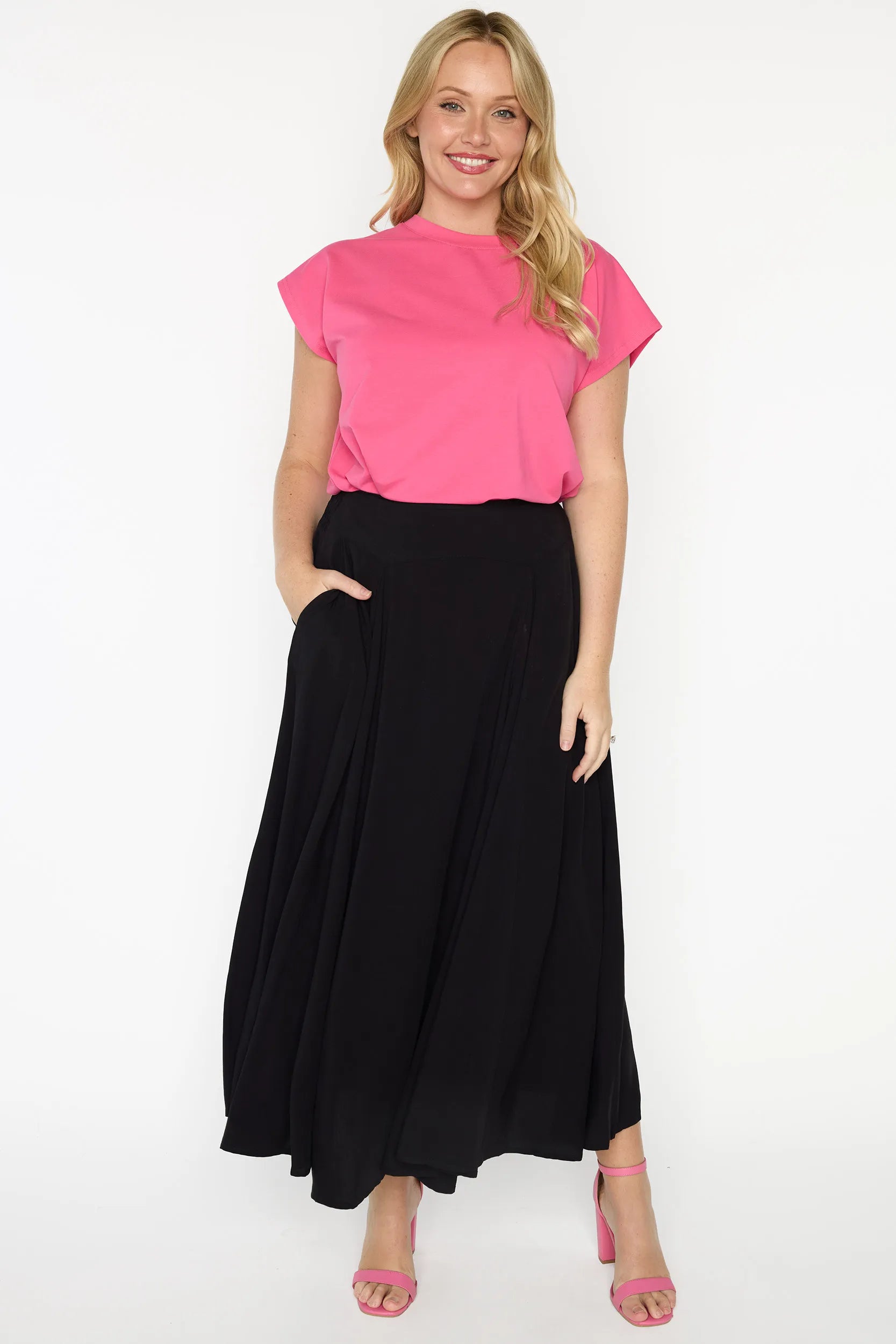 Katelyn Black Skirt – Black maxi skirt