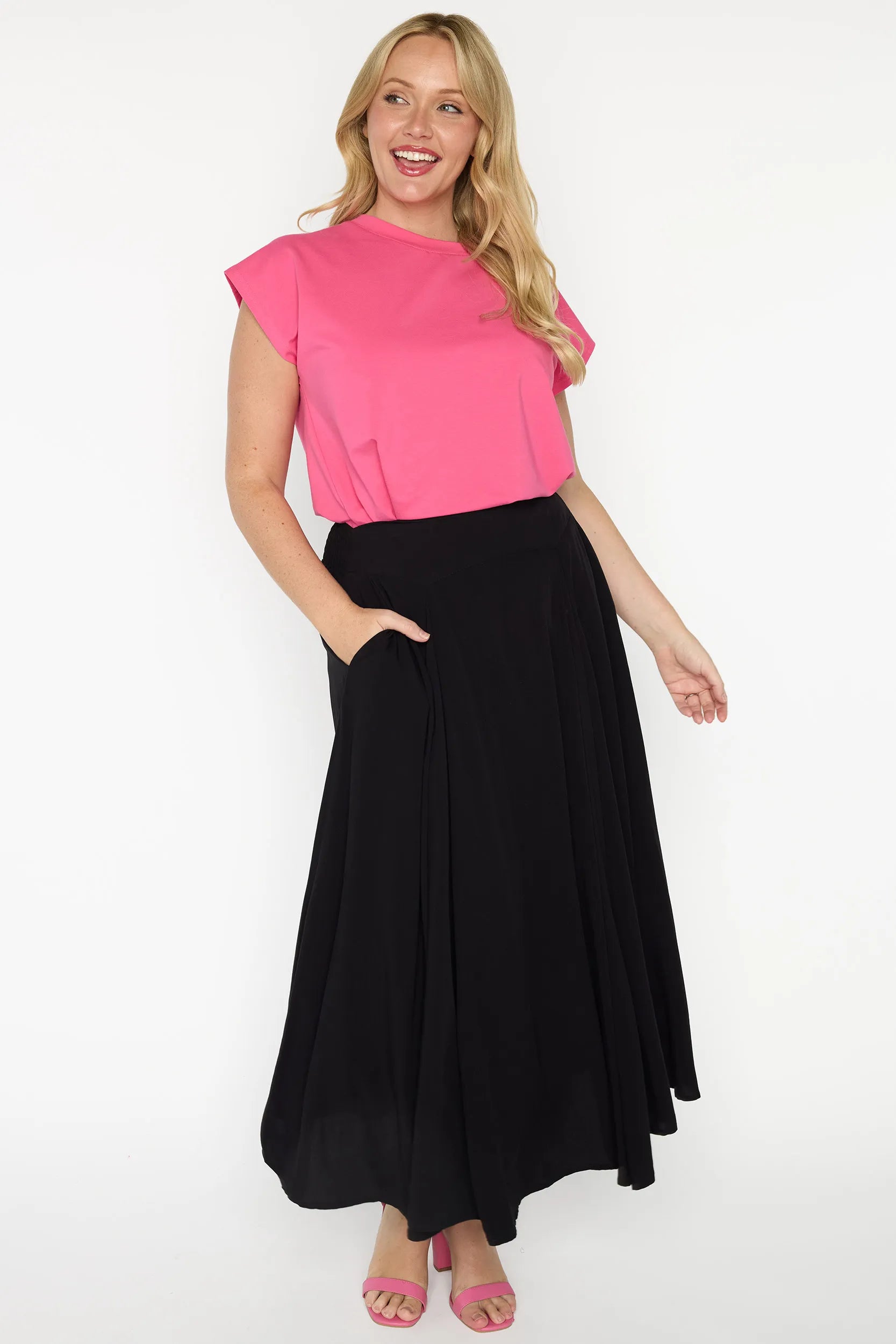Katelyn Black Skirt – Black maxi skirt
