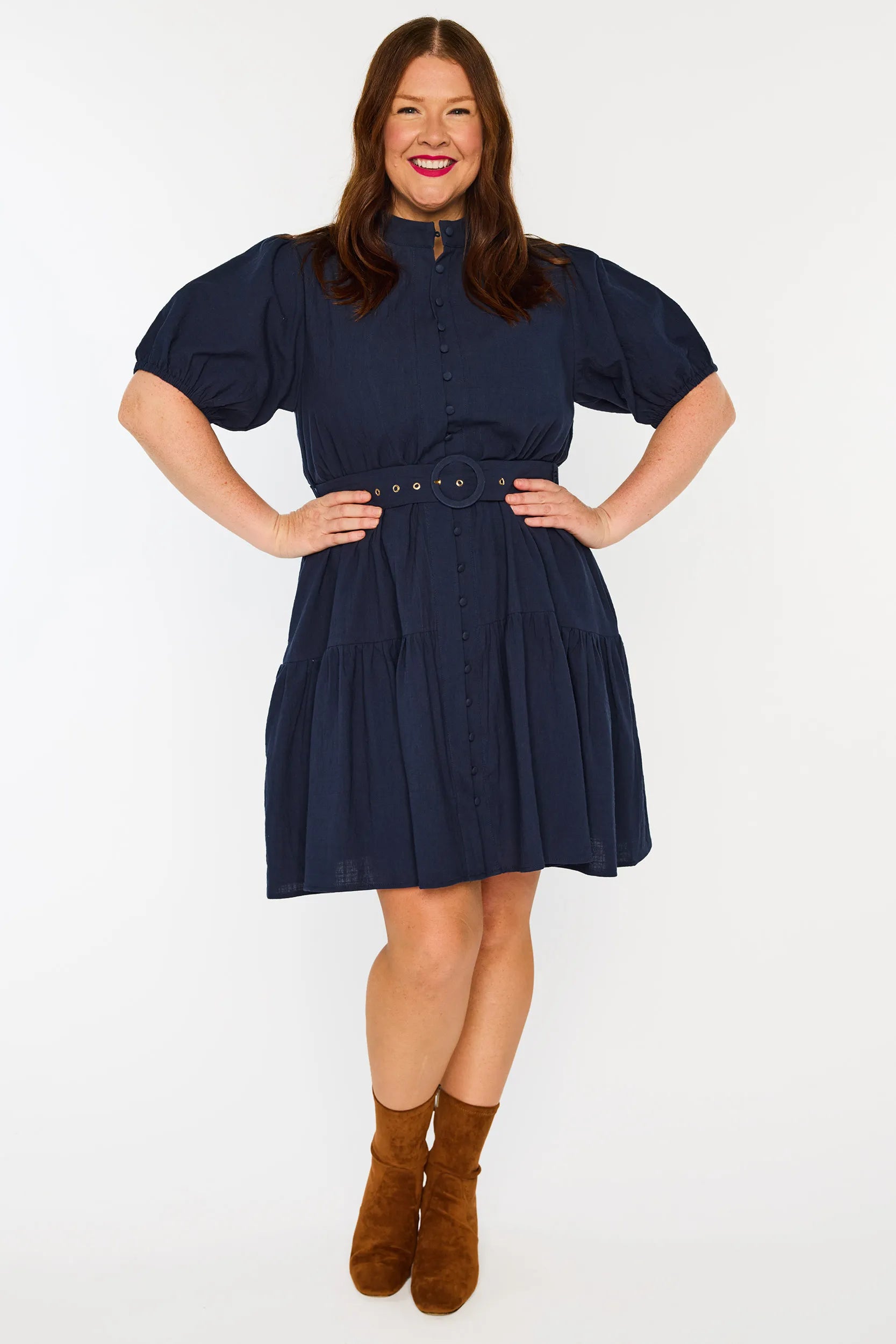 Katie Navy Dress – Navy mini dress