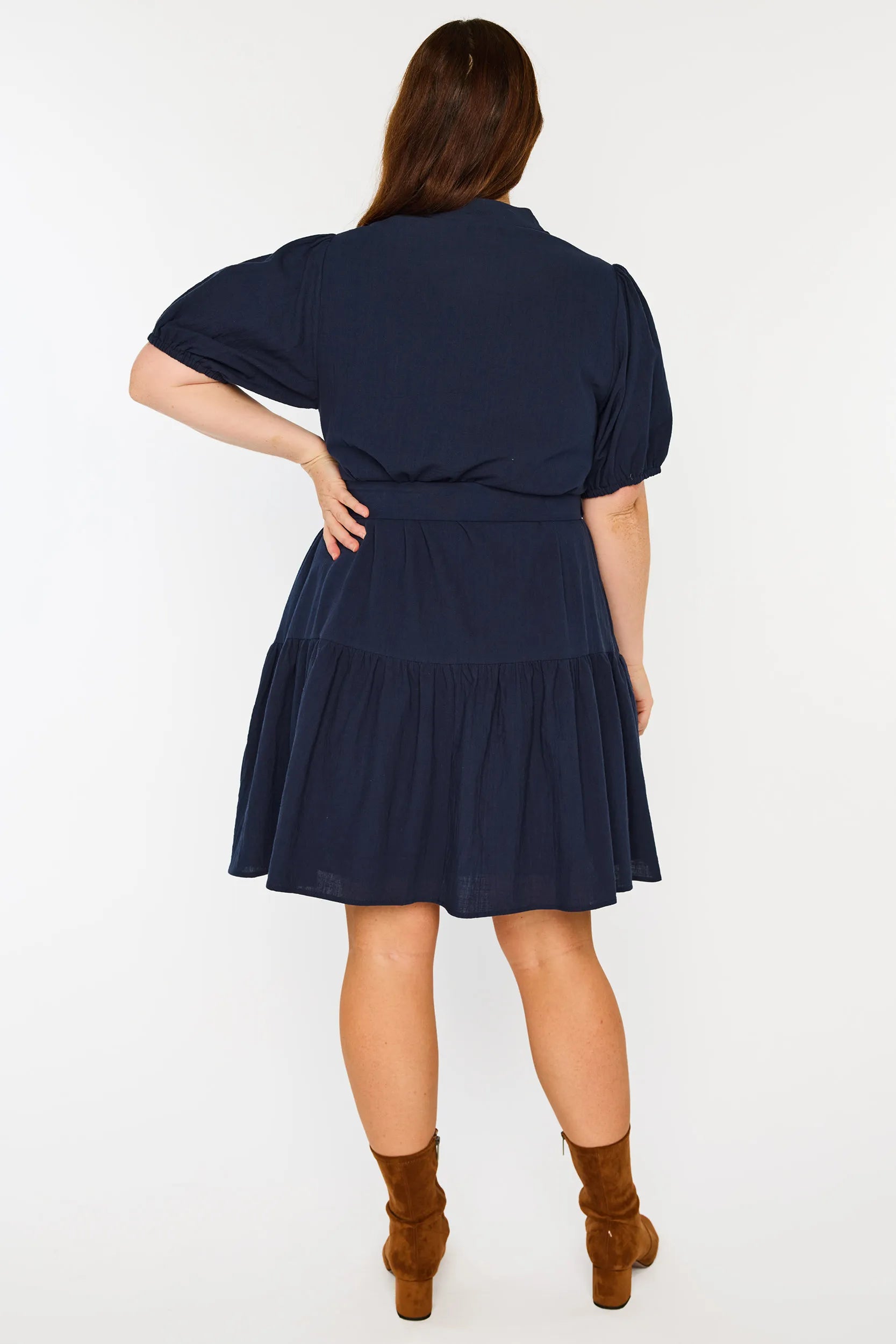 Katie Navy Dress – Navy mini dress