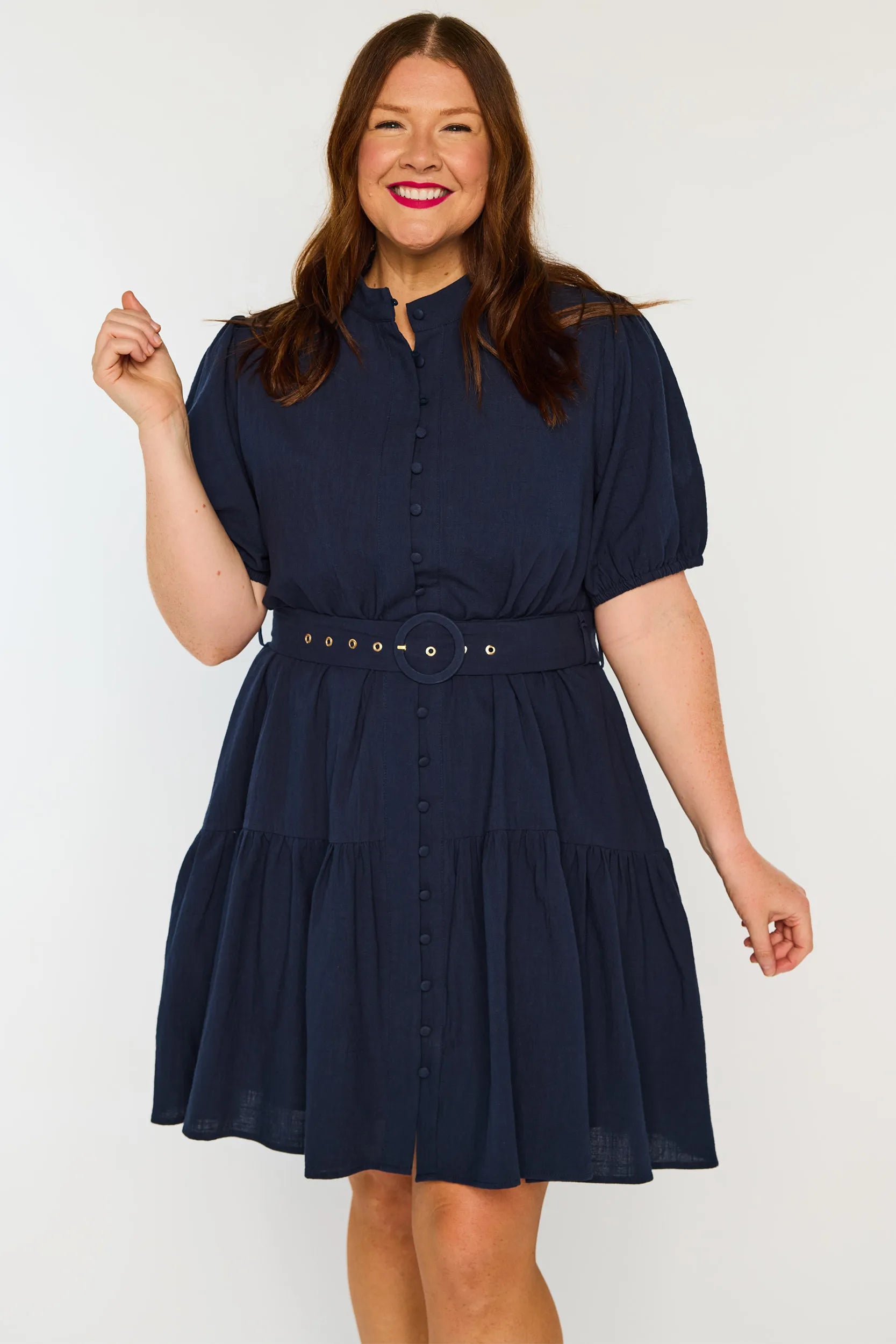 Katie Navy Dress – Navy mini dress