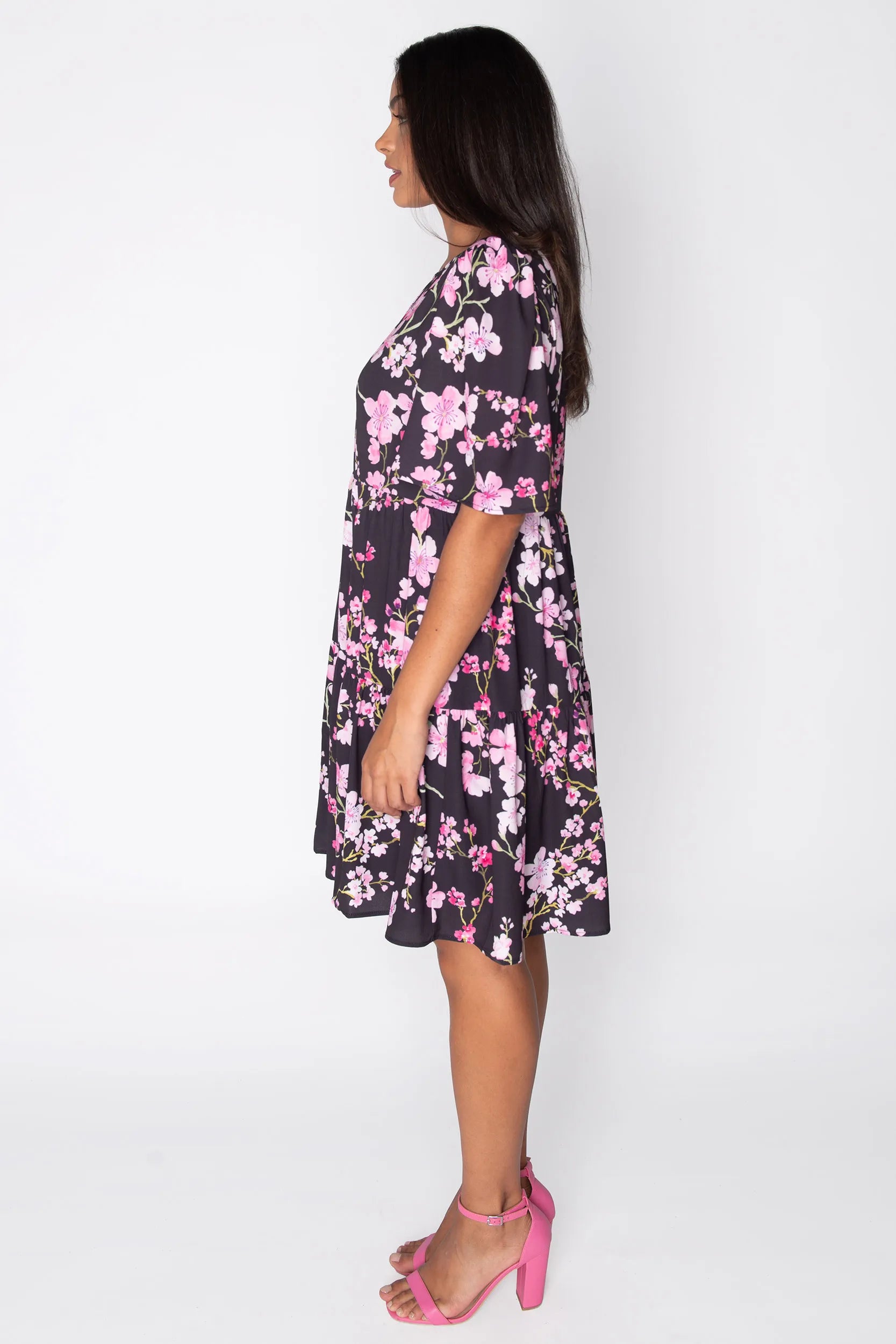 Jackson Blackout Cherry Blossom Dress – Blackout Cherry Blossom mini dress