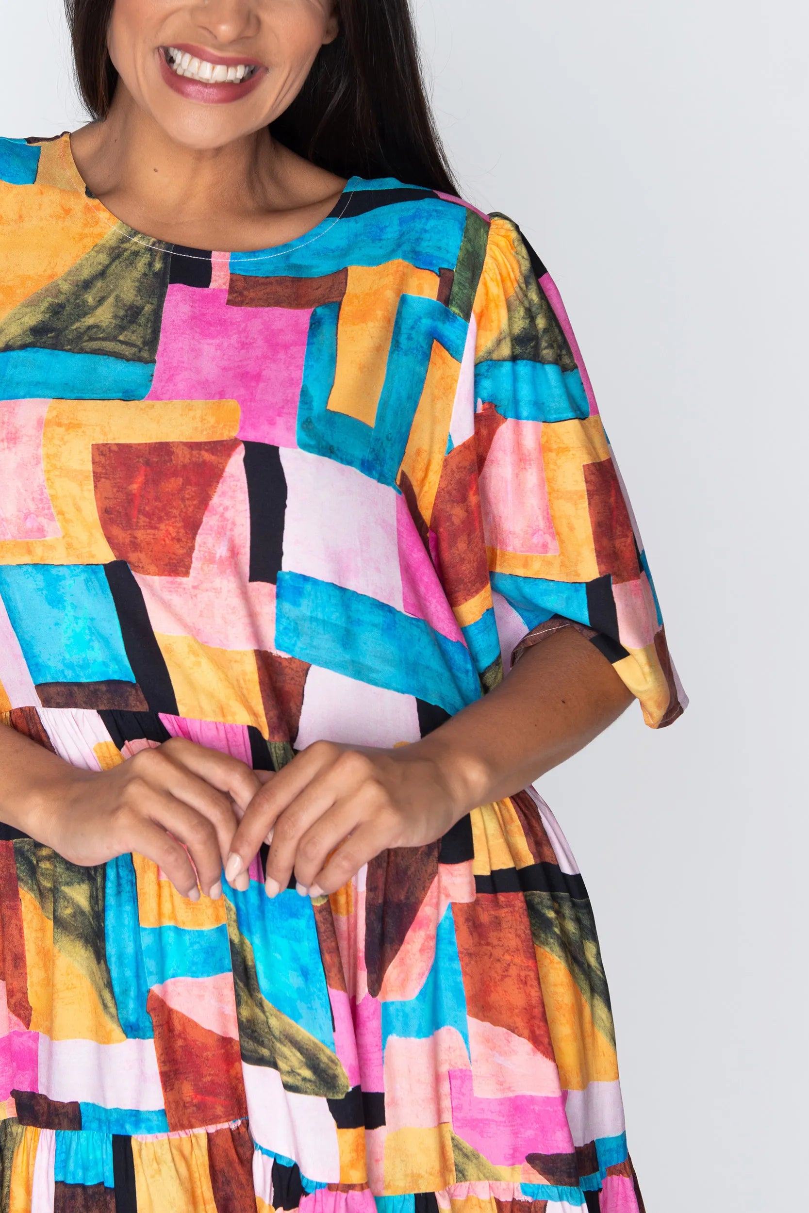 Izzie Geo Pop Dress – Geo Pop mini dress