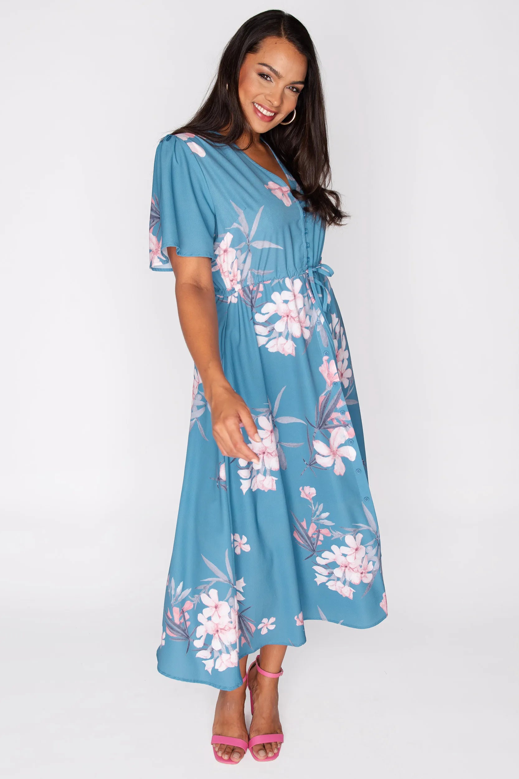 Marley Jasmine Sky Dress – Jasmine Sky midi dress