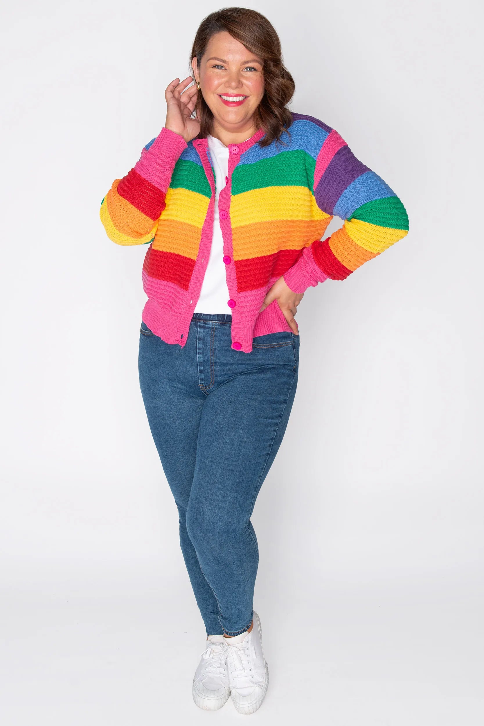 Joelz Rainbow Cardi – Rainbow cardigan