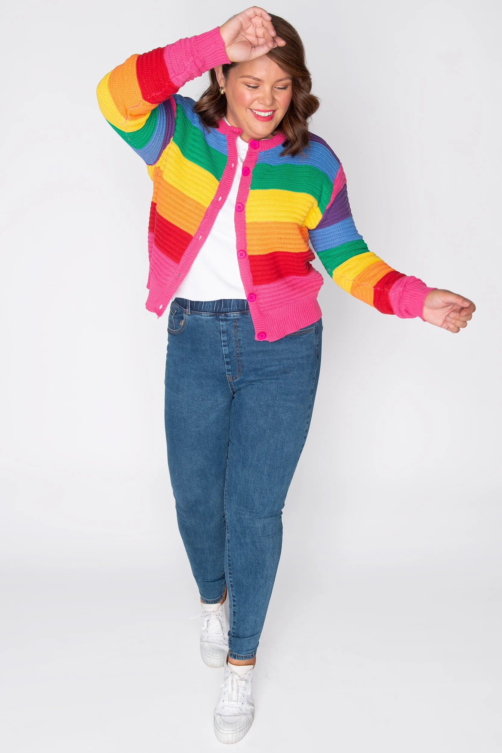 Joelz Rainbow Cardi – Rainbow cardigan