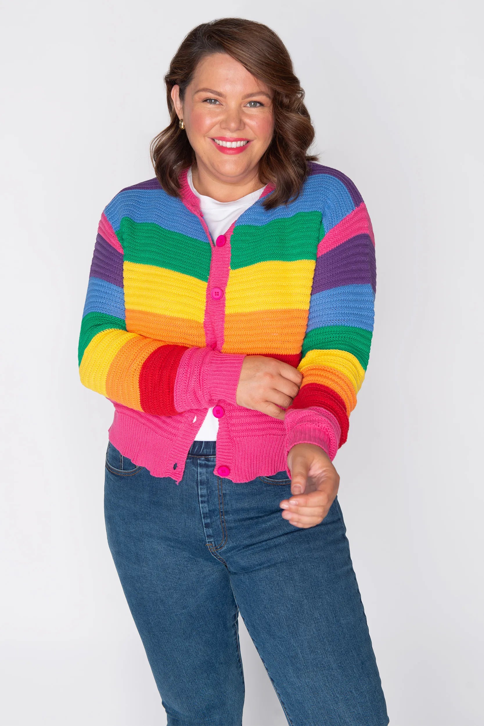 Joelz Rainbow Cardi – Rainbow cardigan