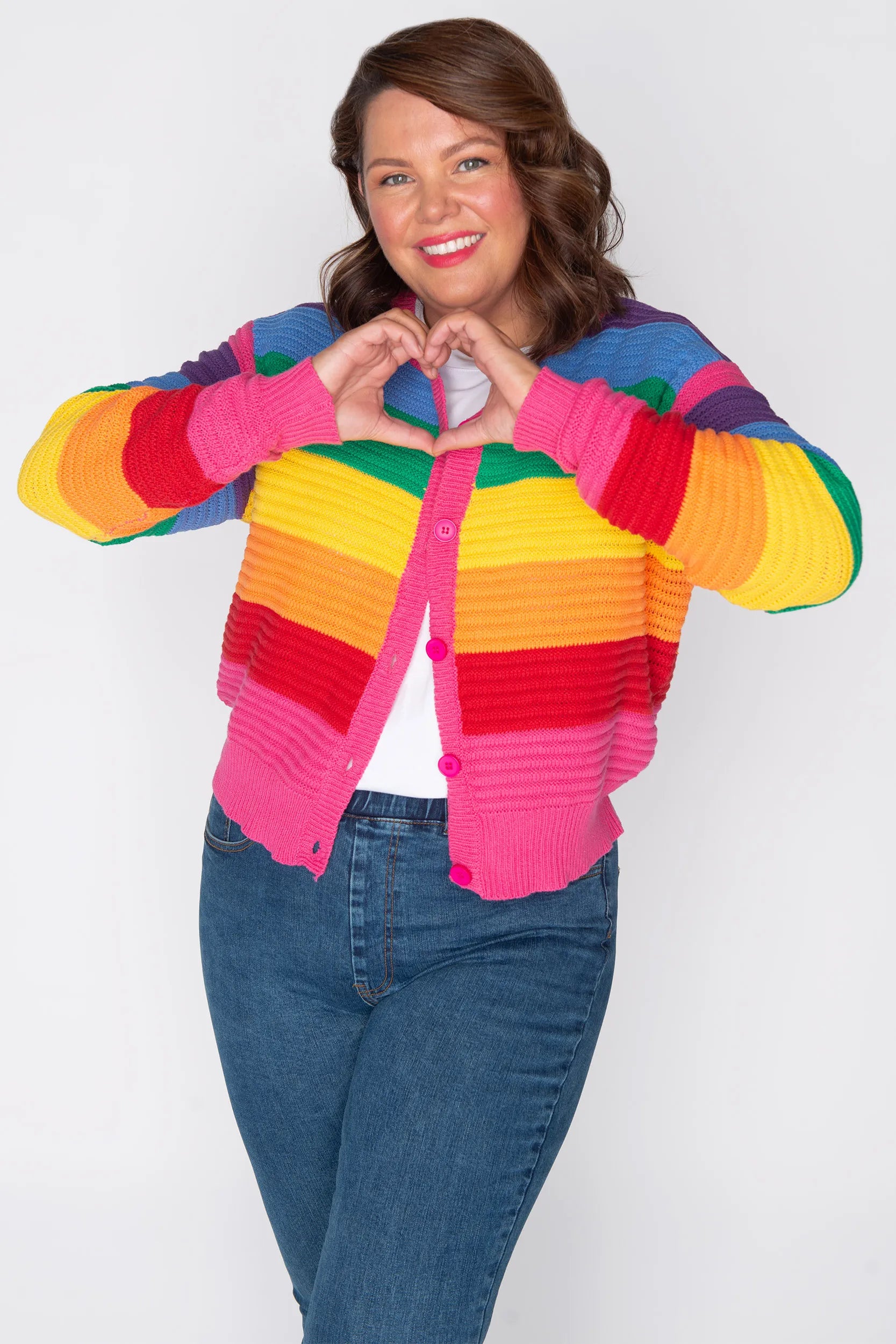 Joelz Rainbow Cardi – Rainbow cardigan