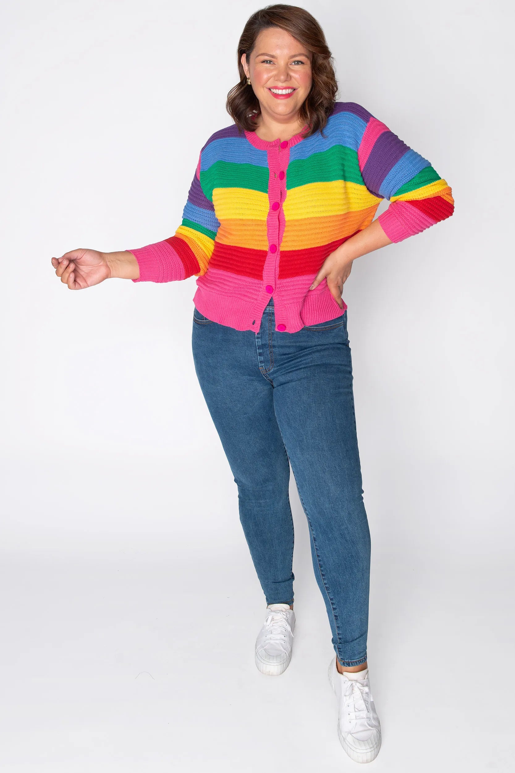 Joelz Rainbow Cardi – Rainbow cardigan
