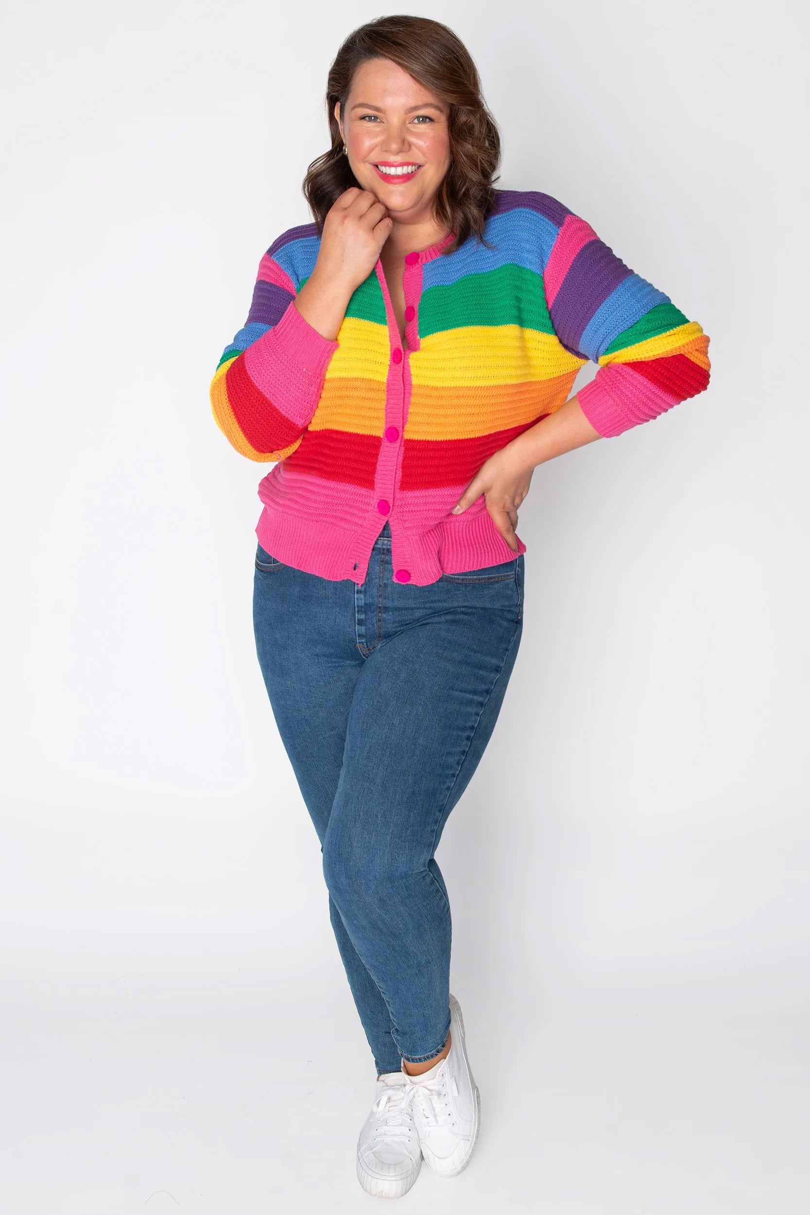 Joelz Rainbow Cardi – Rainbow cardigan