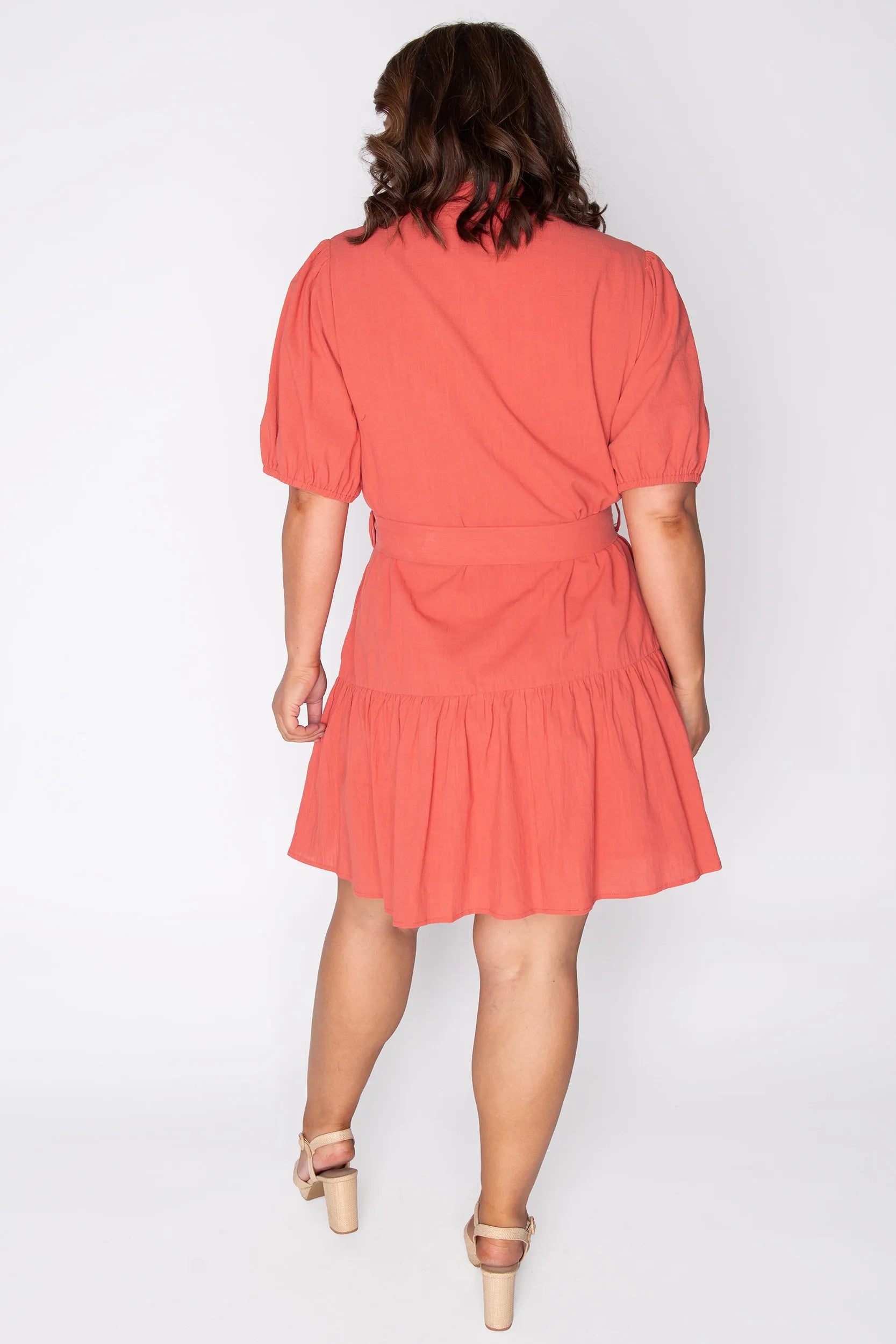 Katie Rust Dress – Rust mini dress