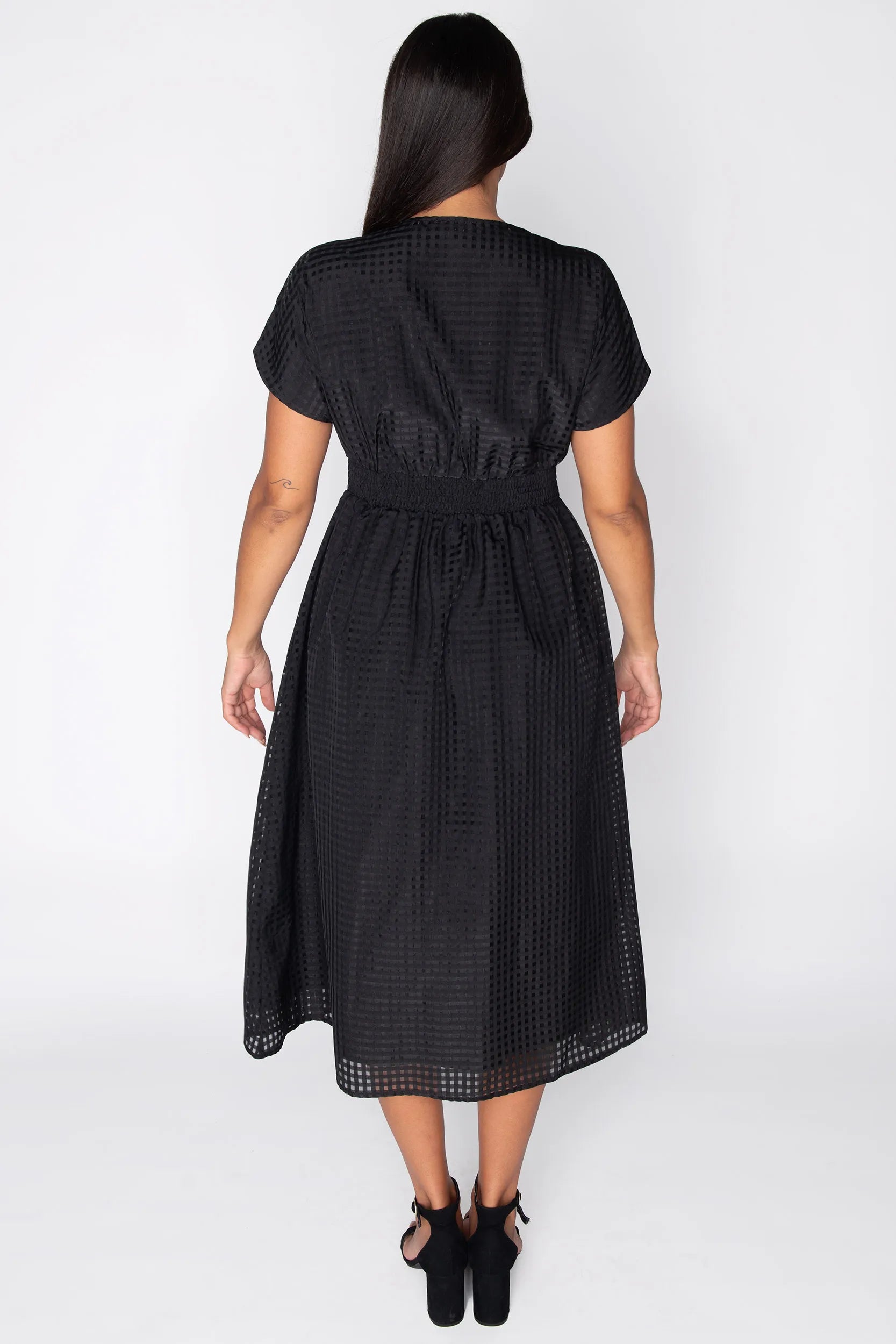 Ryder Black Dress – Black midi dress