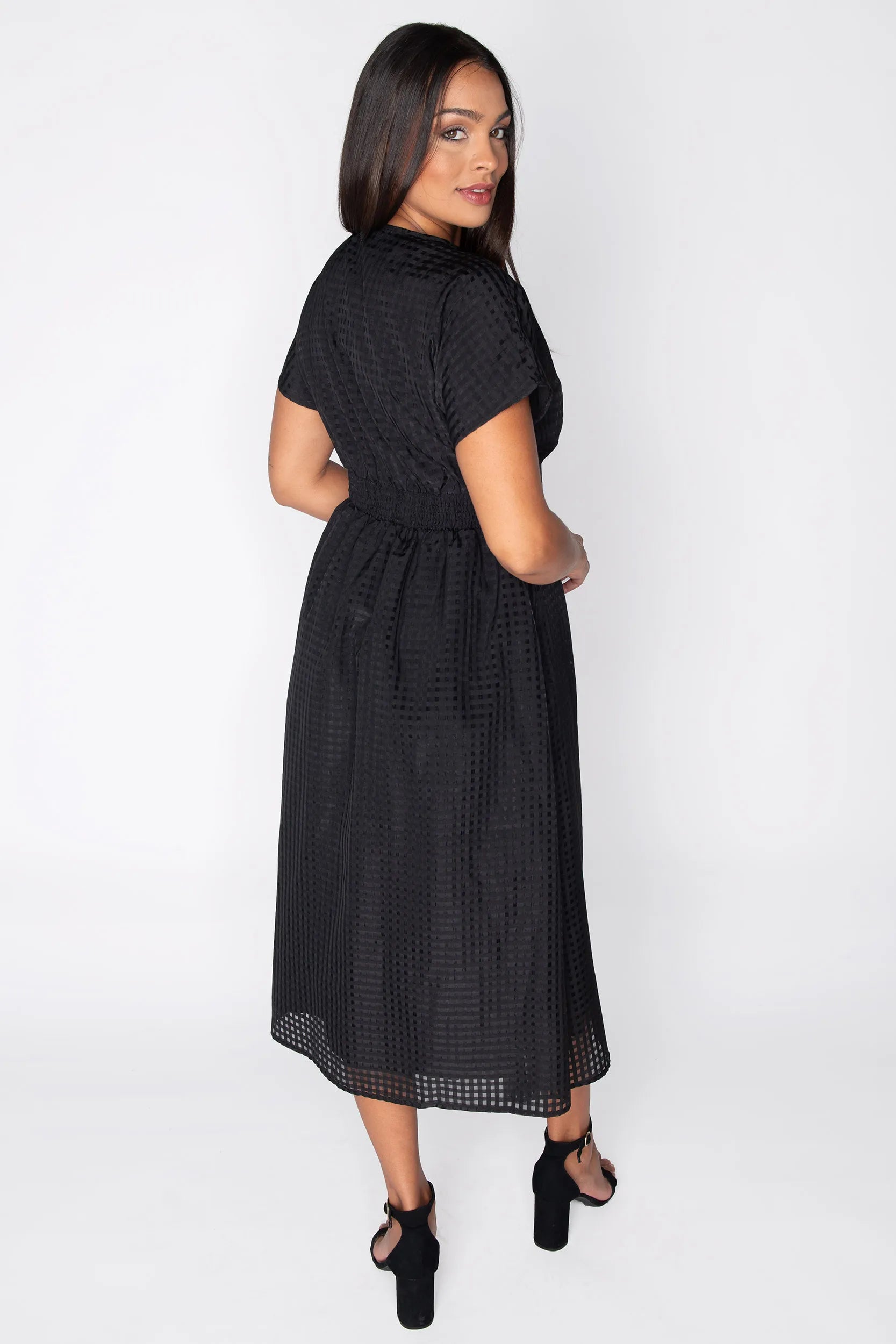 Ryder Black Dress – Black midi dress