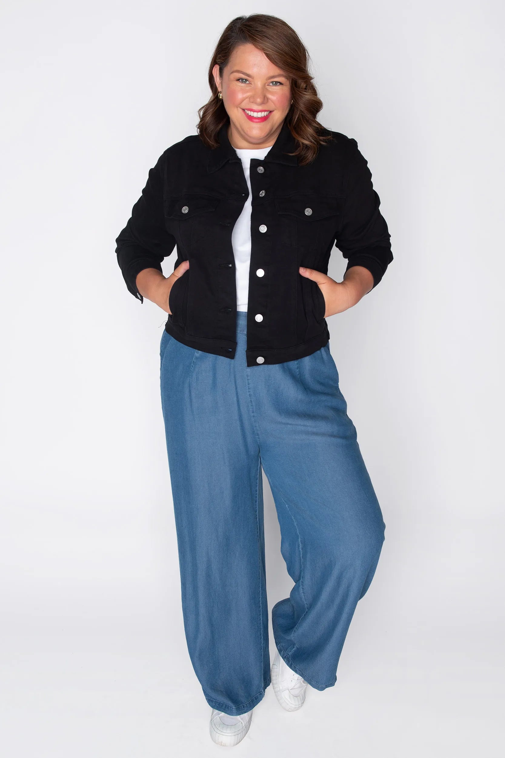 Tigerlily Black Jacket – Black denim jacket