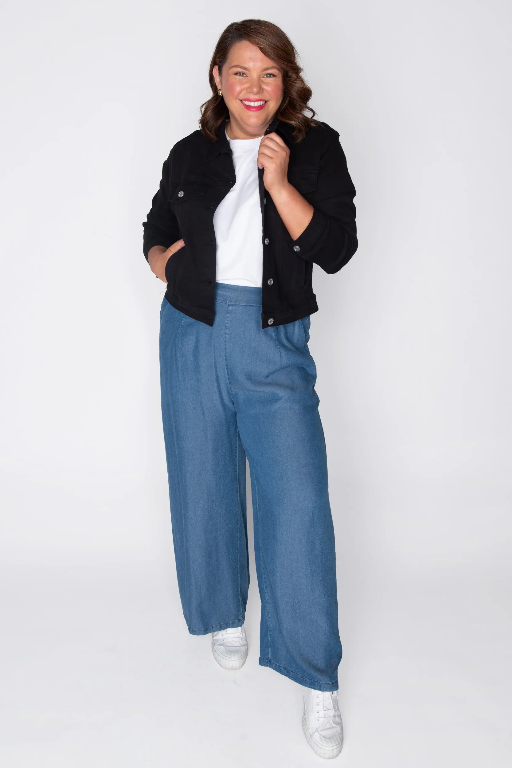Tigerlily Black Jacket – Black denim jacket