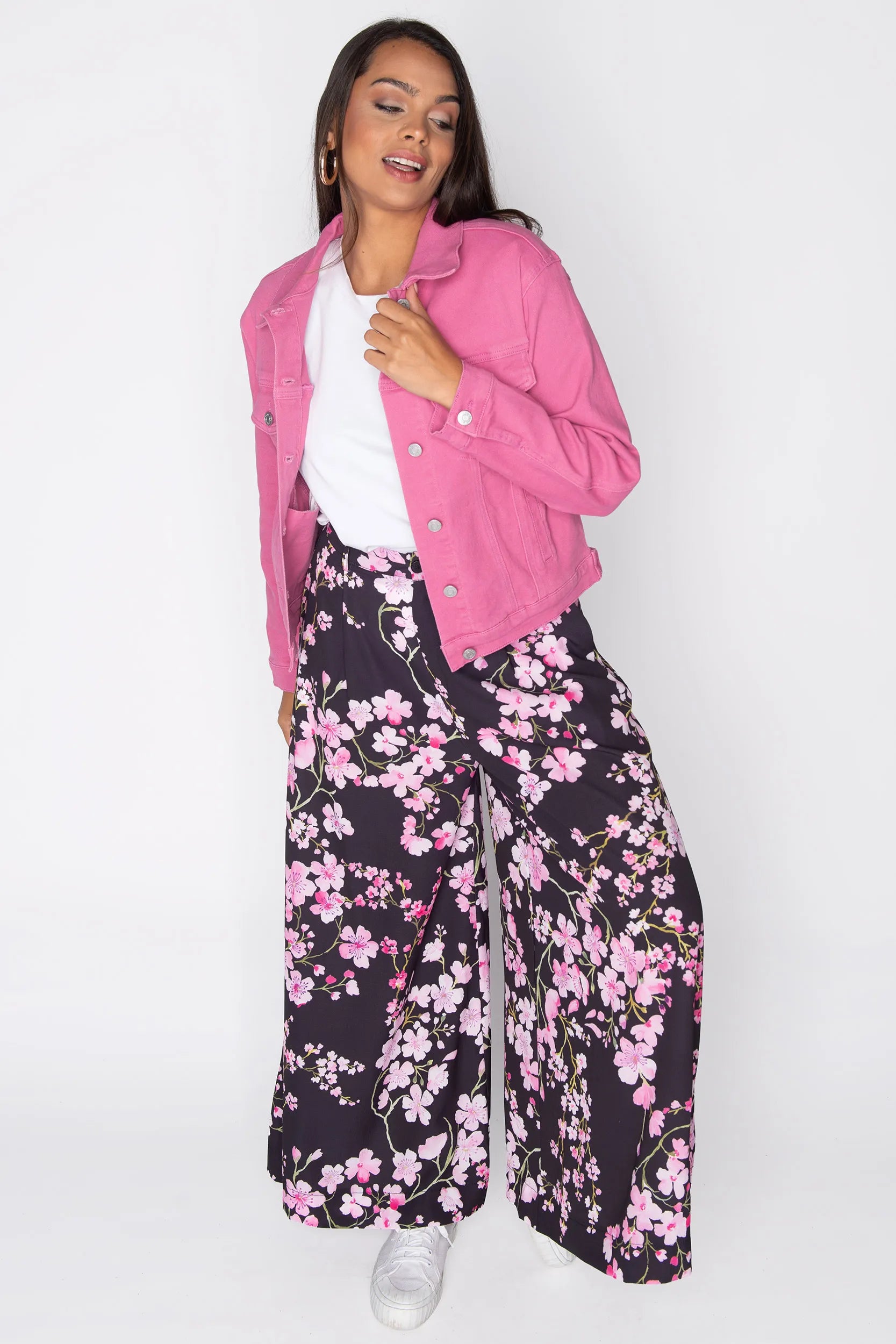Tigerlily Pink Jacket – Pink denim jacket