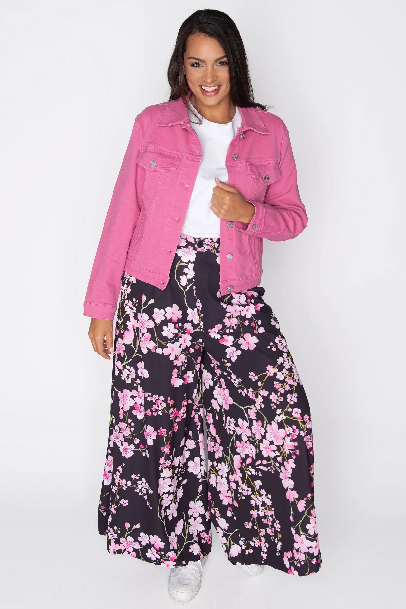 Tigerlily Pink Jacket – Pink denim jacket