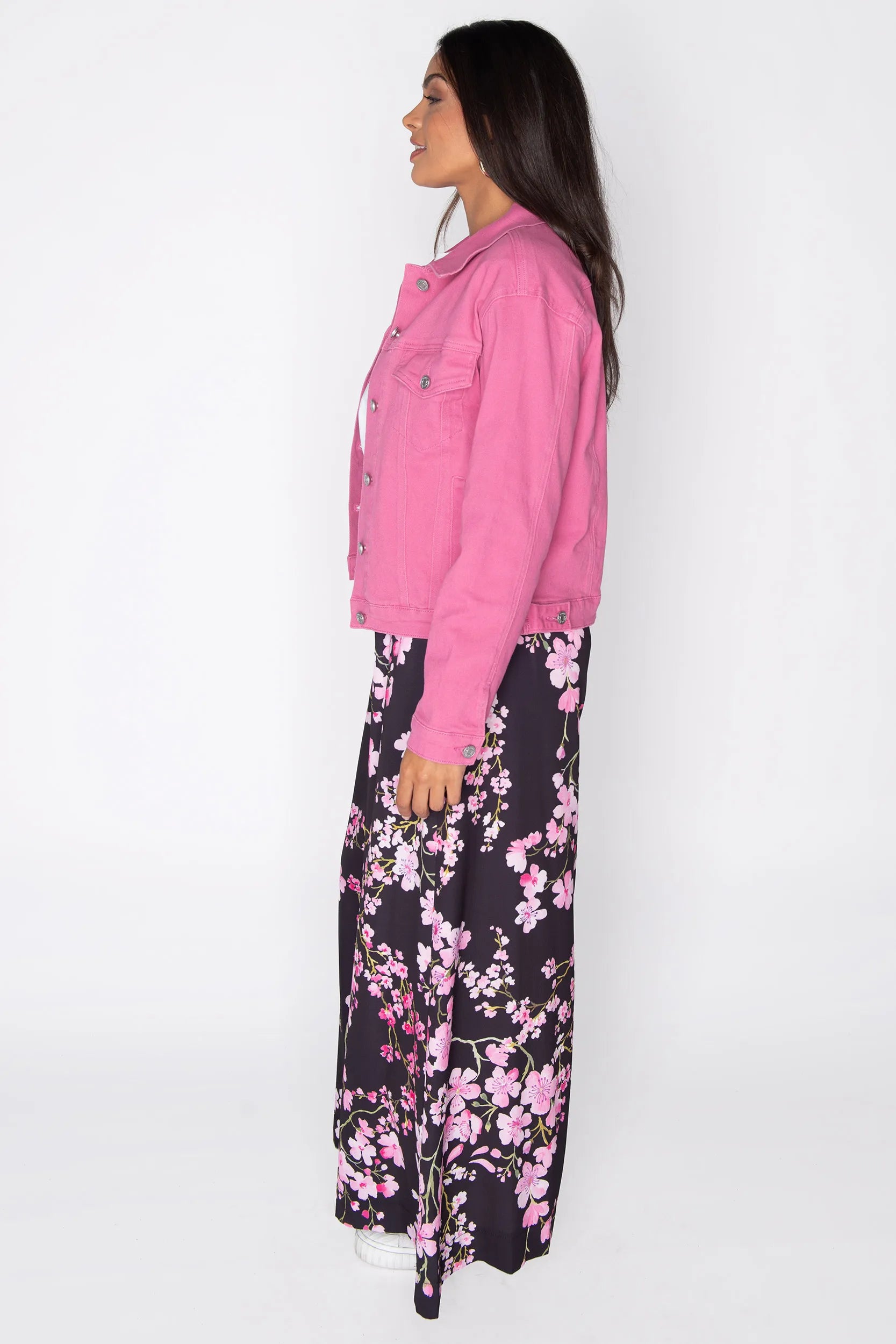 Tigerlily Pink Jacket – Pink denim jacket