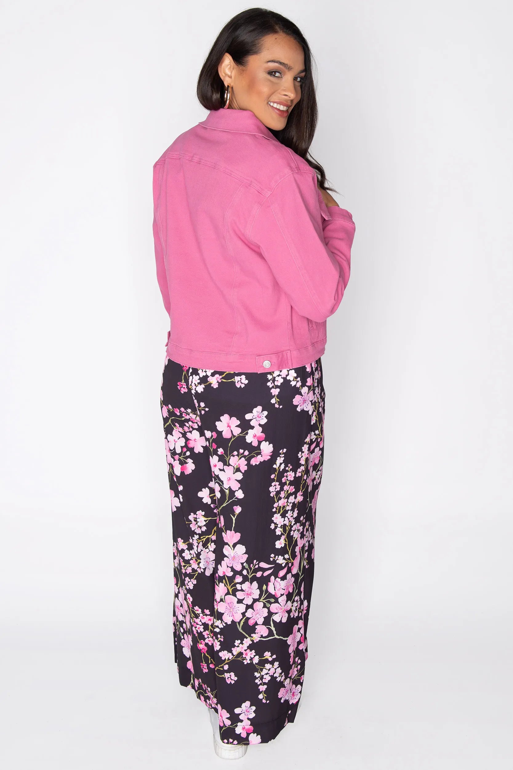 Tigerlily Pink Jacket – Pink denim jacket