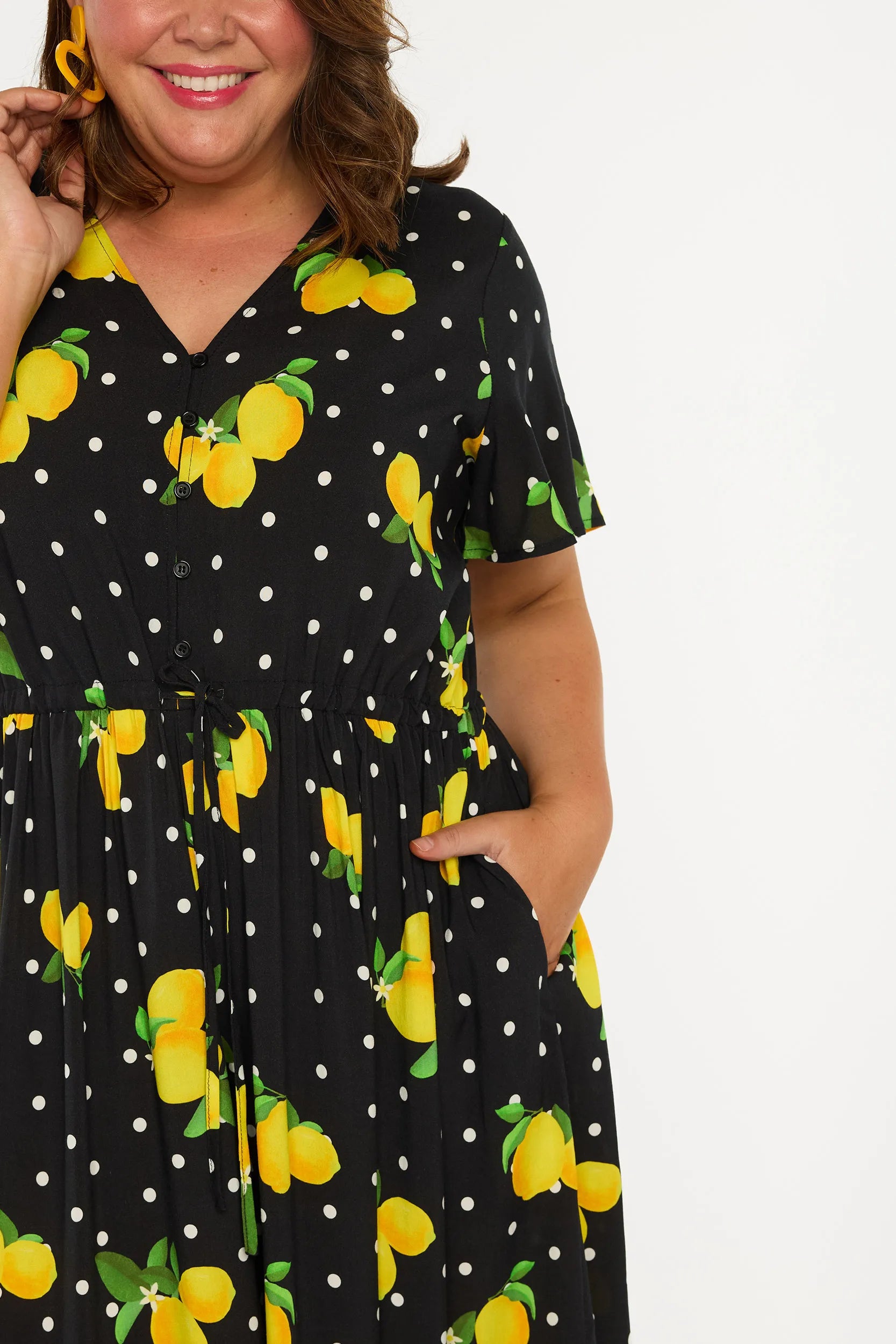 Juniper Lemon Spot Jumpsuit