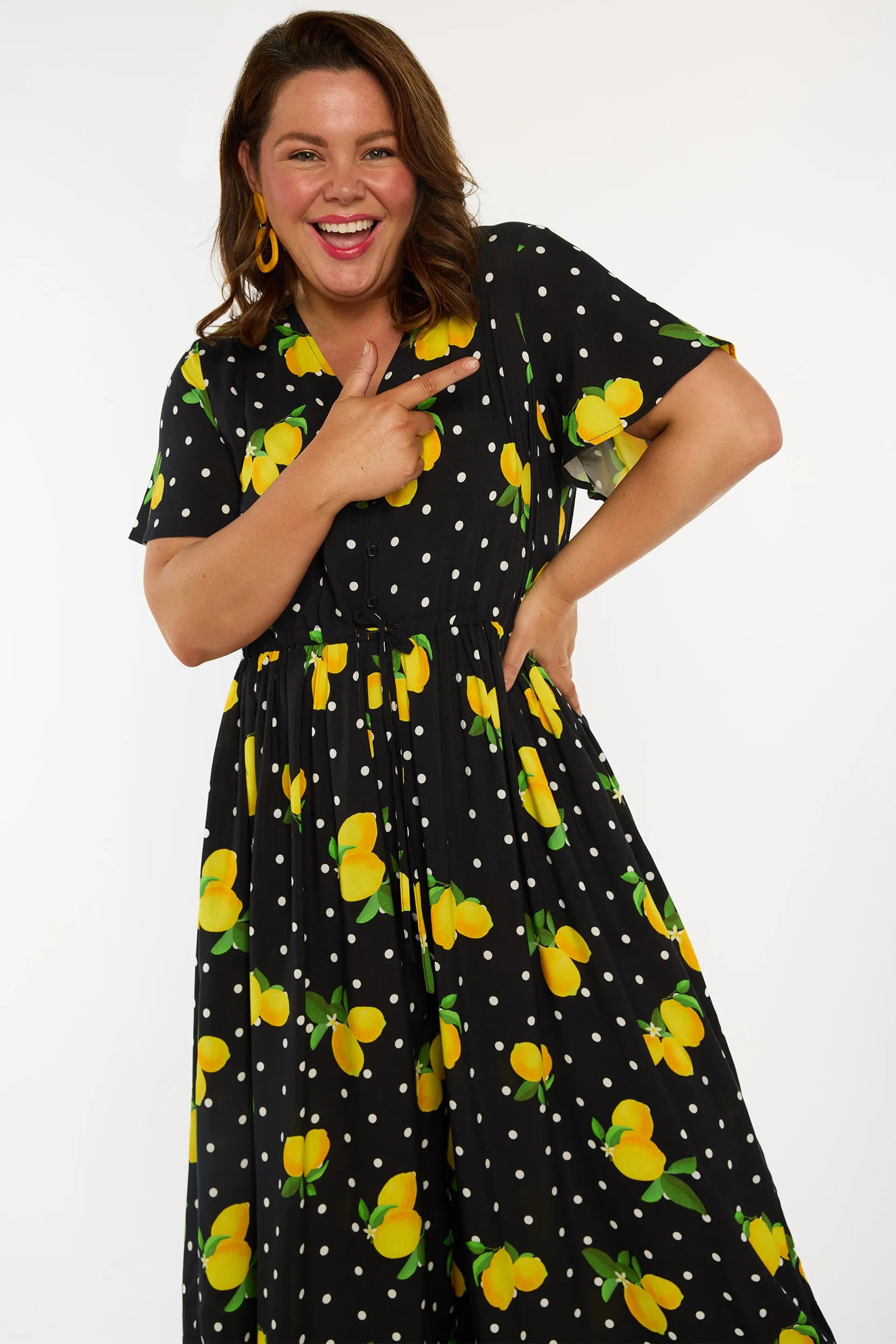 Juniper Lemon Spot Jumpsuit