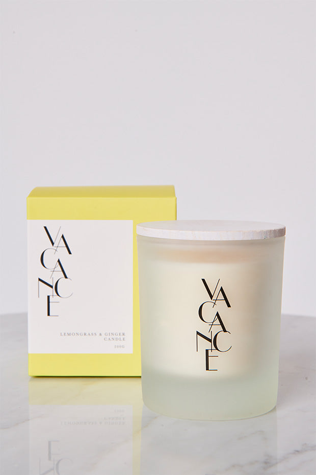 Lemongrass & Ginger Candle 200g – Lemongrass & Ginger candle