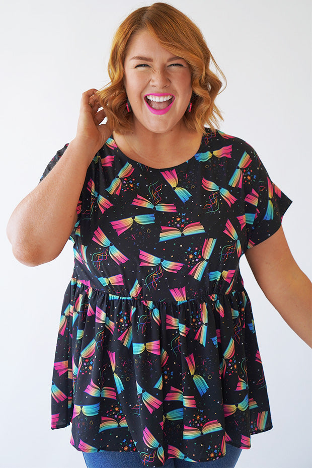 Betty Magic Of Books Top – Magic Of Books loose top