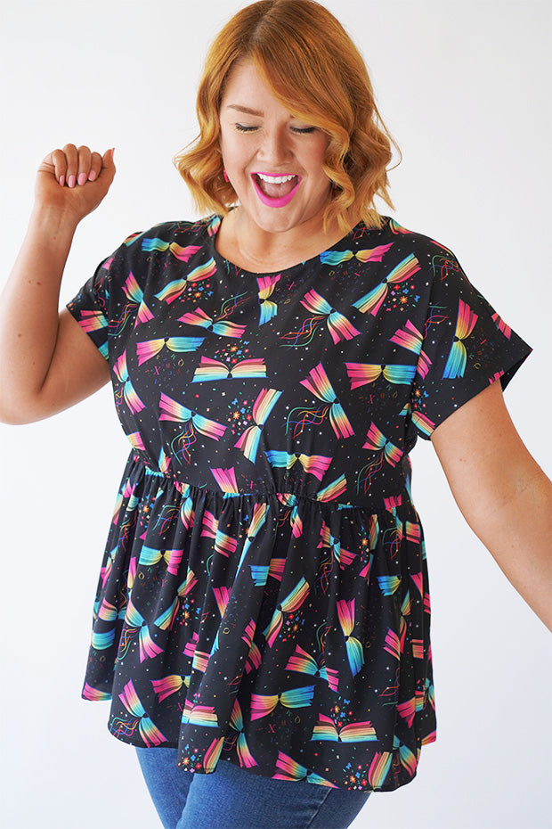 Betty Magic Of Books Top – Magic Of Books loose top