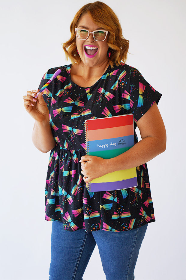 Betty Magic Of Books Top – Magic Of Books loose top