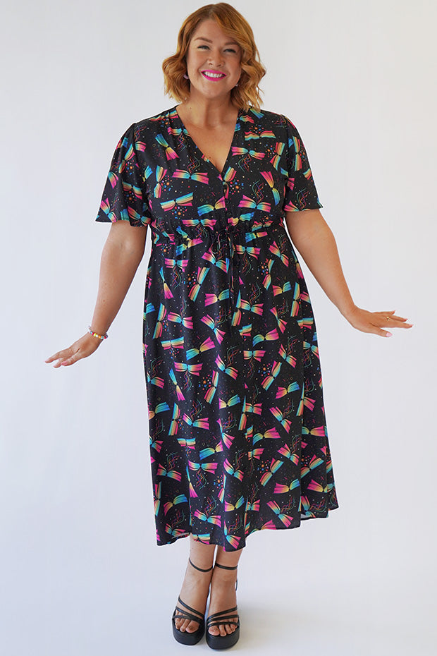 Marley Magic Of Books Dress – Magic Of Books midi dress