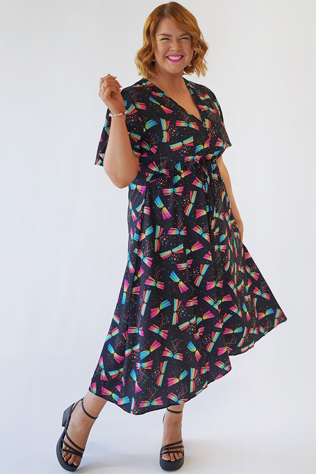 Marley Magic Of Books Dress – Magic Of Books midi dress