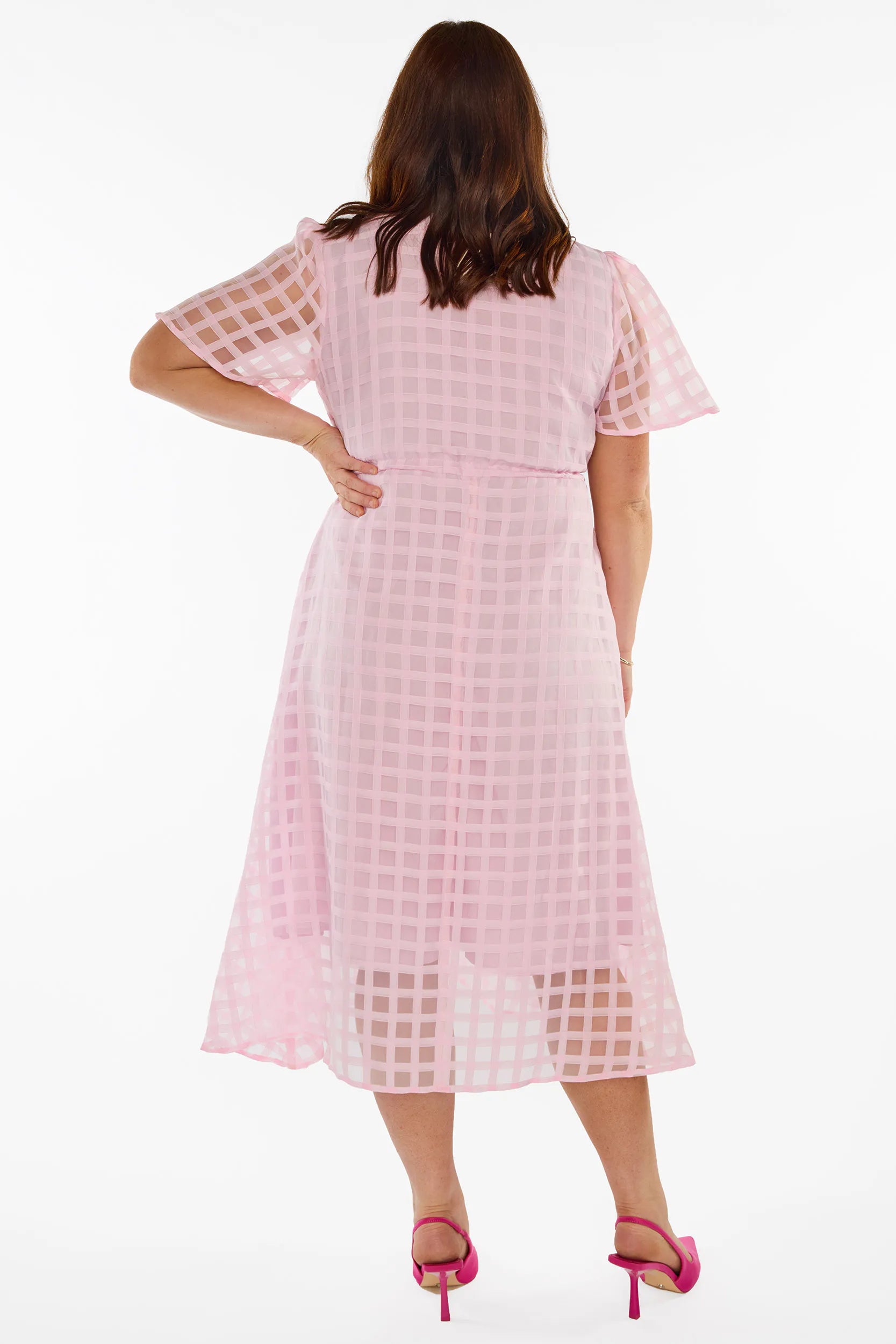 Marley Pink Waffle Dress
