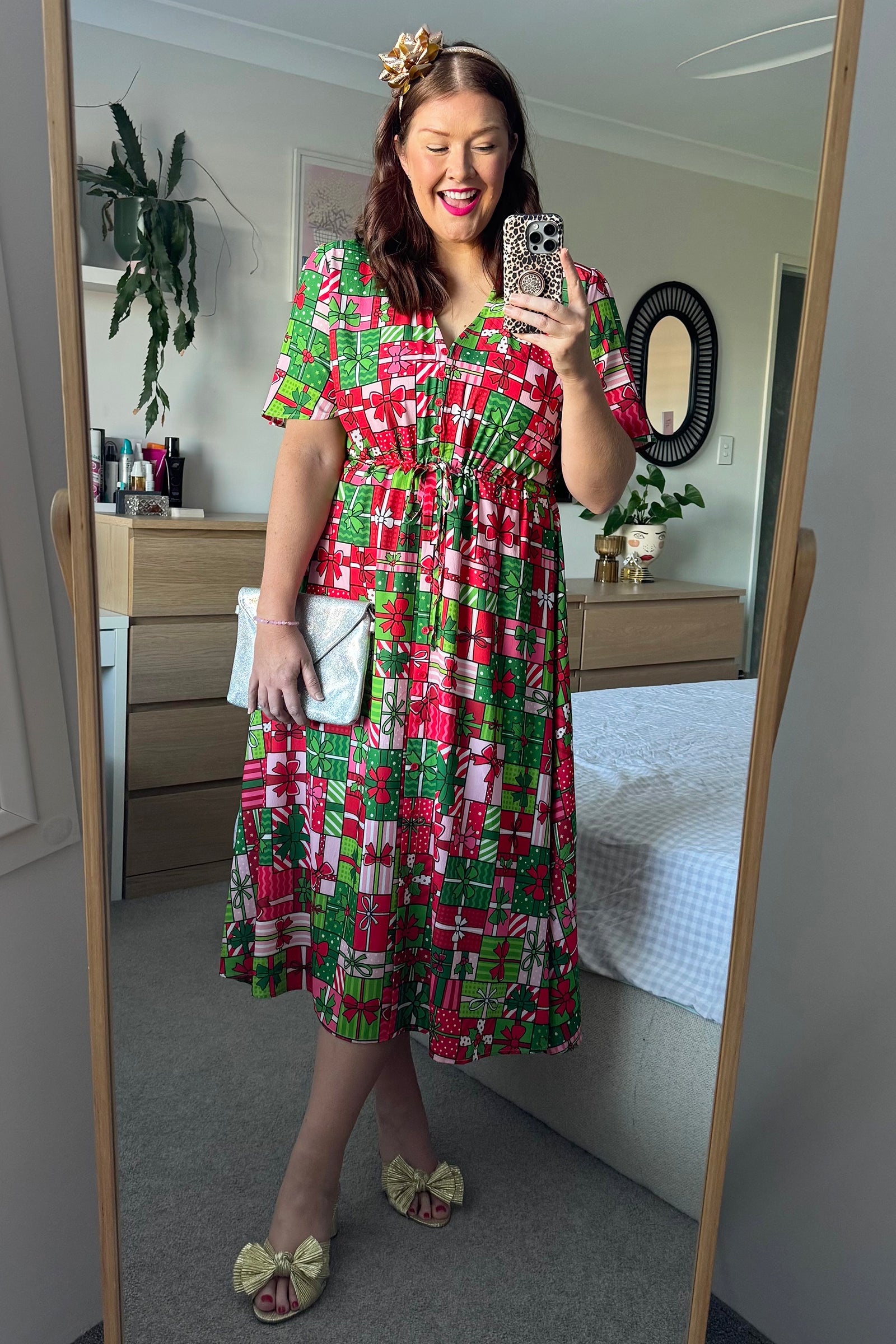 Marley Christmas Present Stack Dress (Pre-Order)