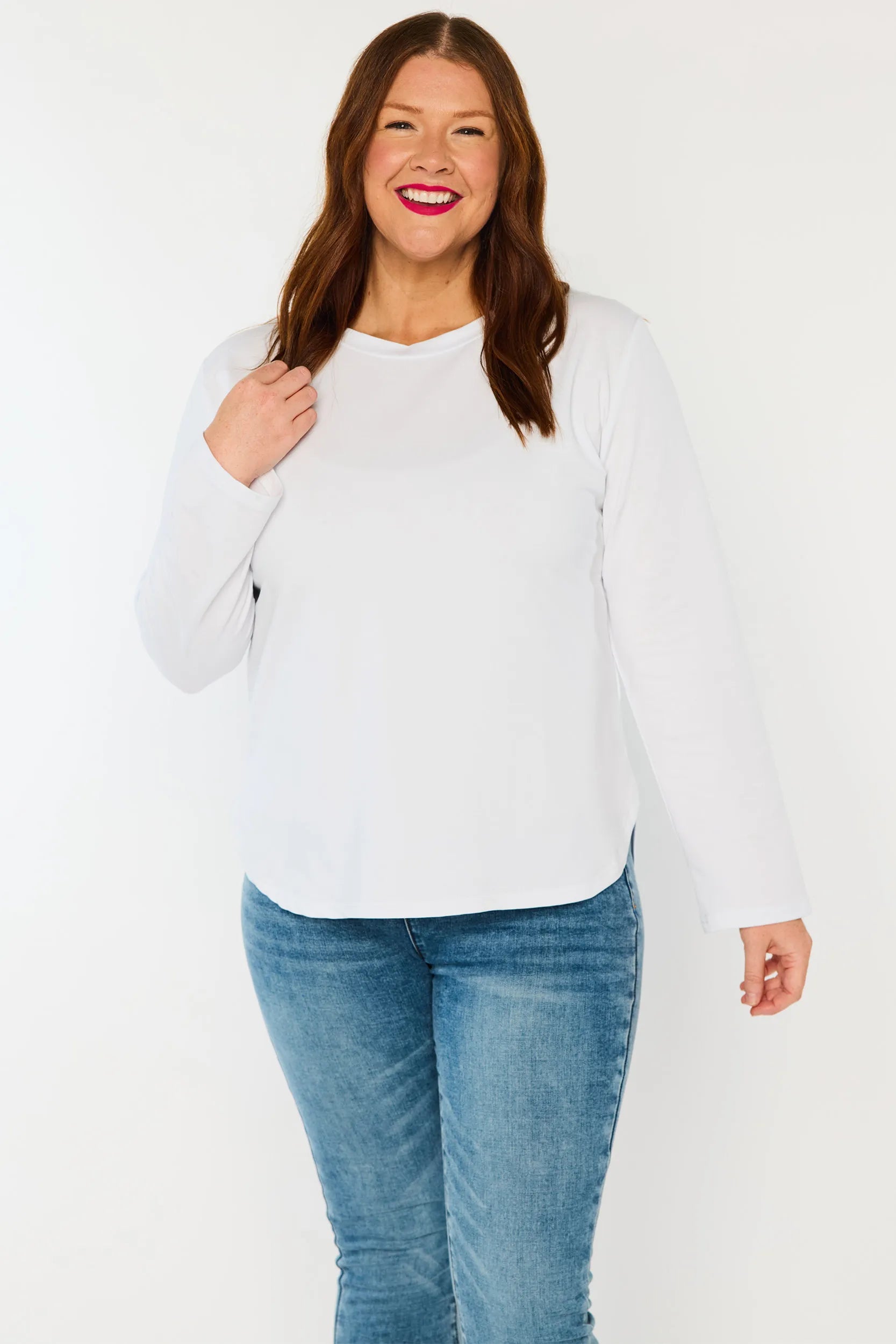 Maryanne White Top – White loose top