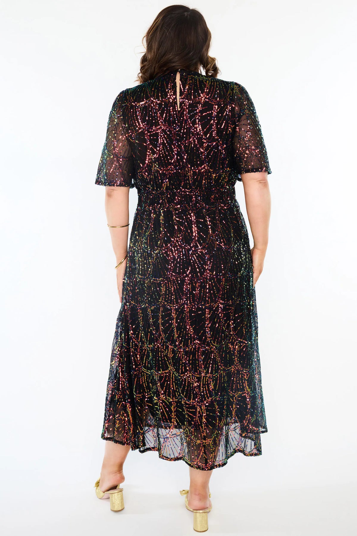 Mercury Hologram Sequin Dress