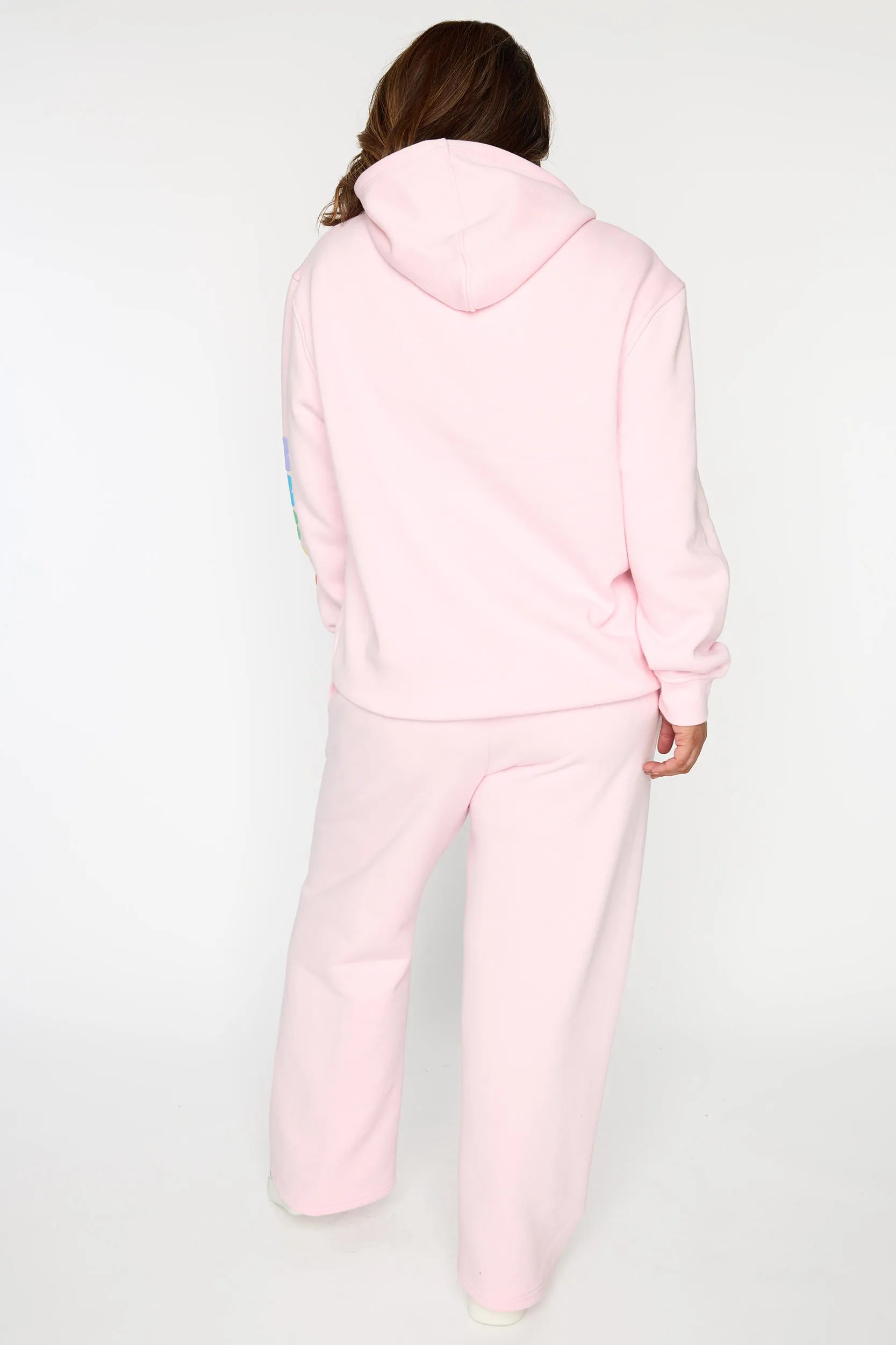 Monika Pale Pink Hoodie – Pale Pink fleece sweater