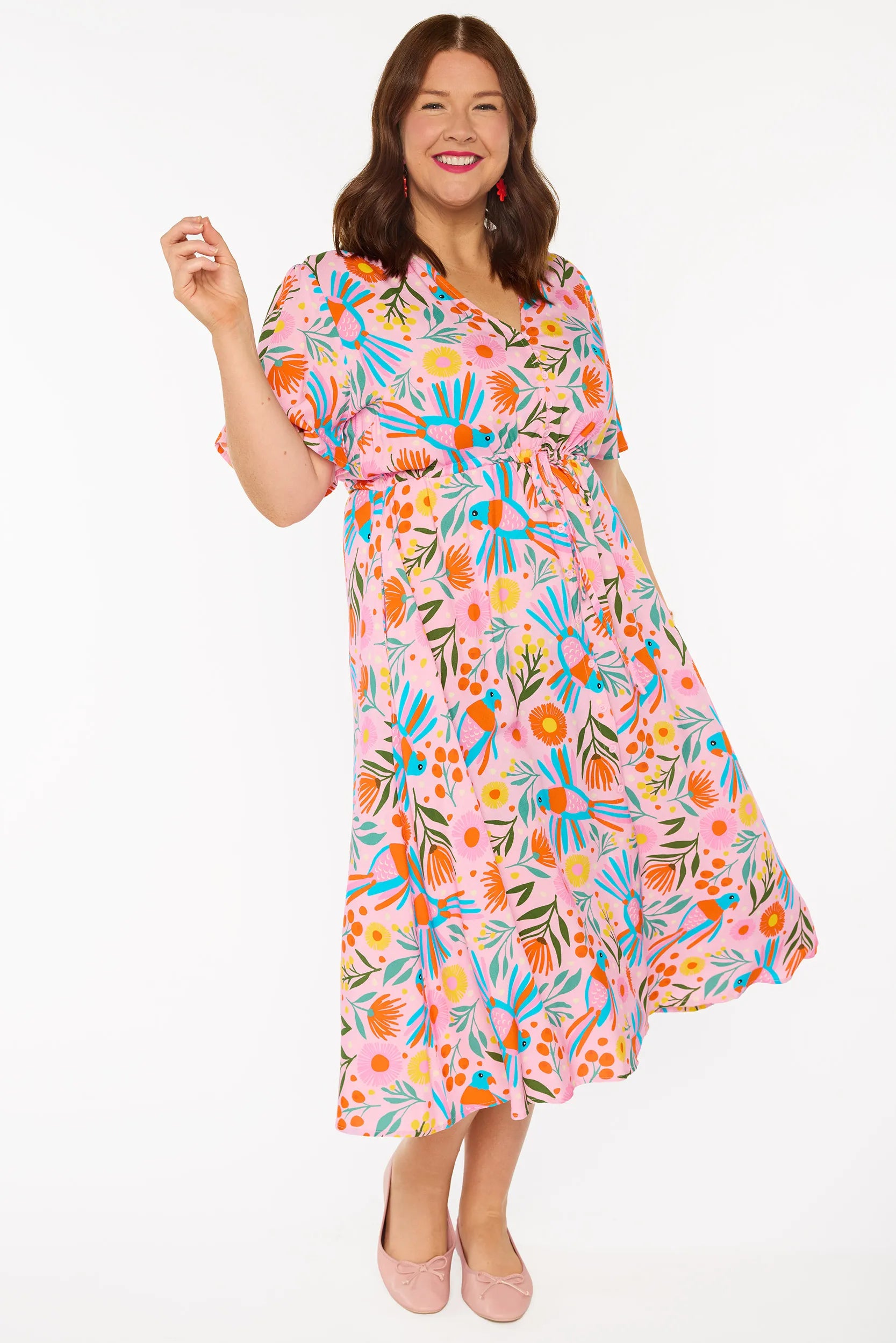 Michelle Native Birds Dress