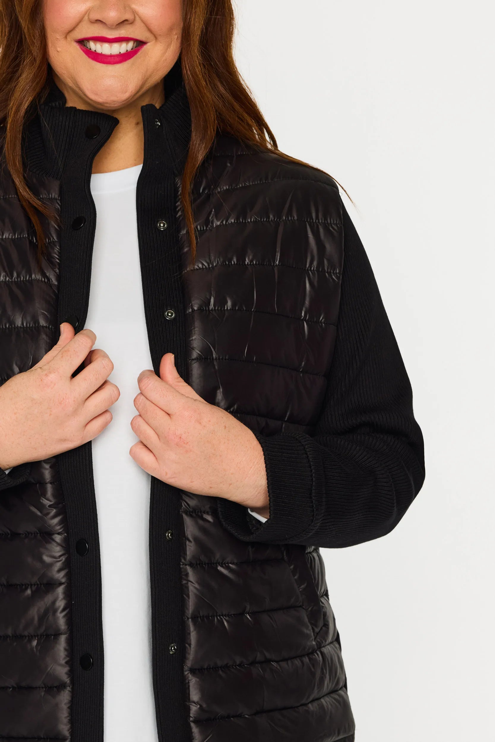Pete Black Puffer Jacket – Black bomber jacket