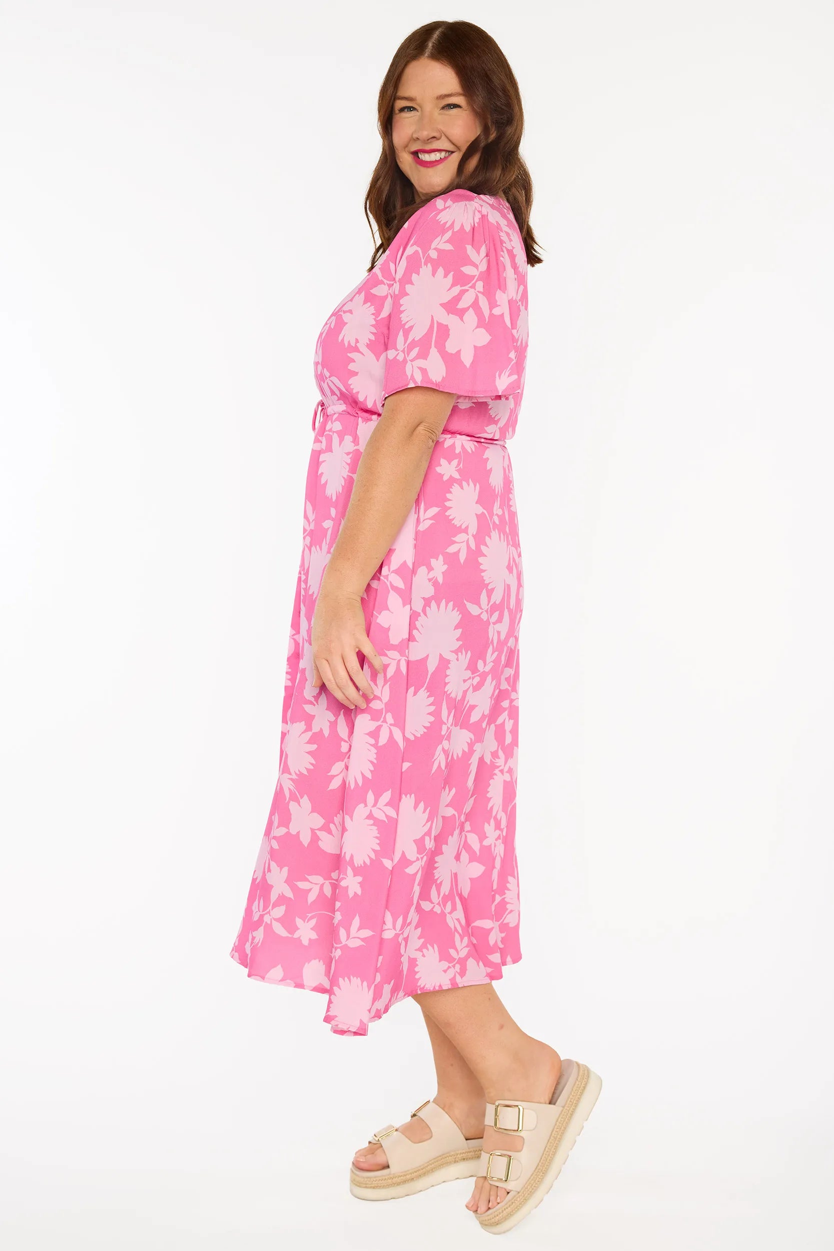 Michelle Pink Ivy Dress