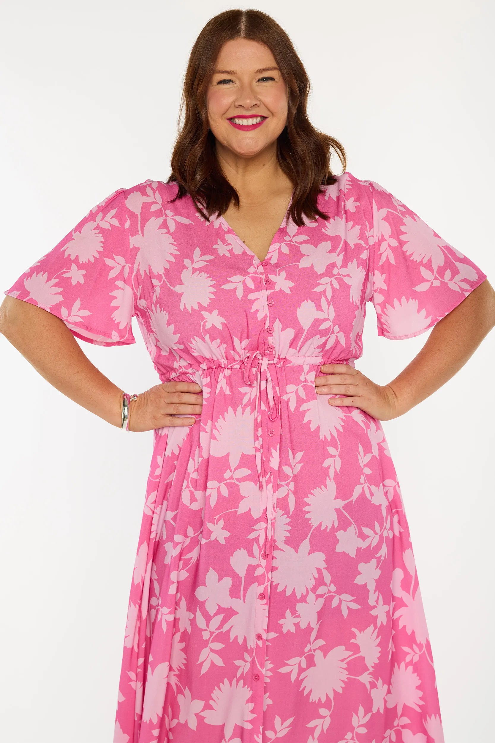 Michelle Pink Ivy Dress