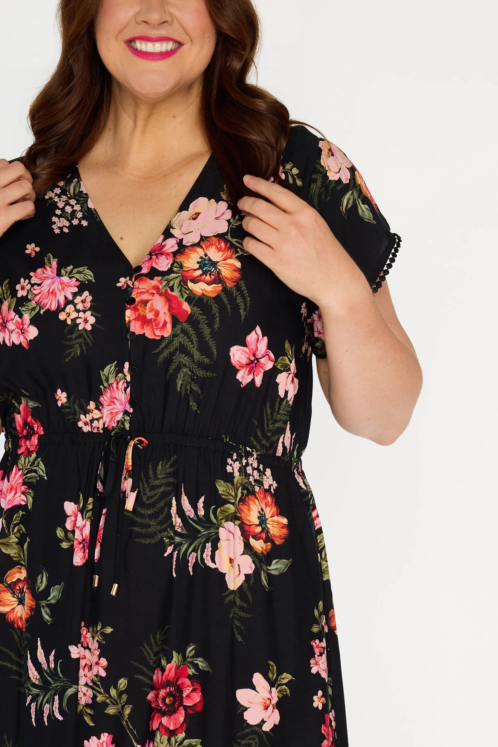 Canary Pink Shadows Dress – Pink Shadows maxi dress
