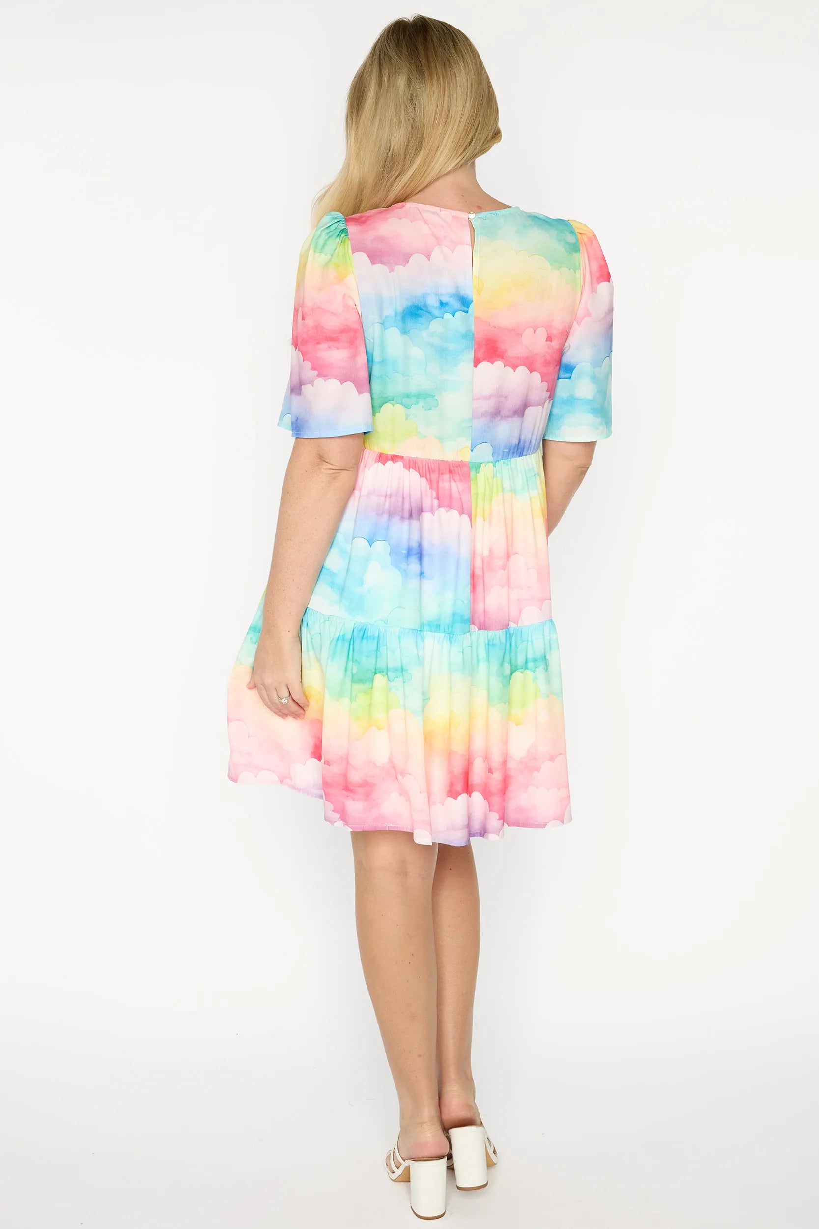 Jackson Rainbow Clouds Dress – Rainbow Clouds mini dress