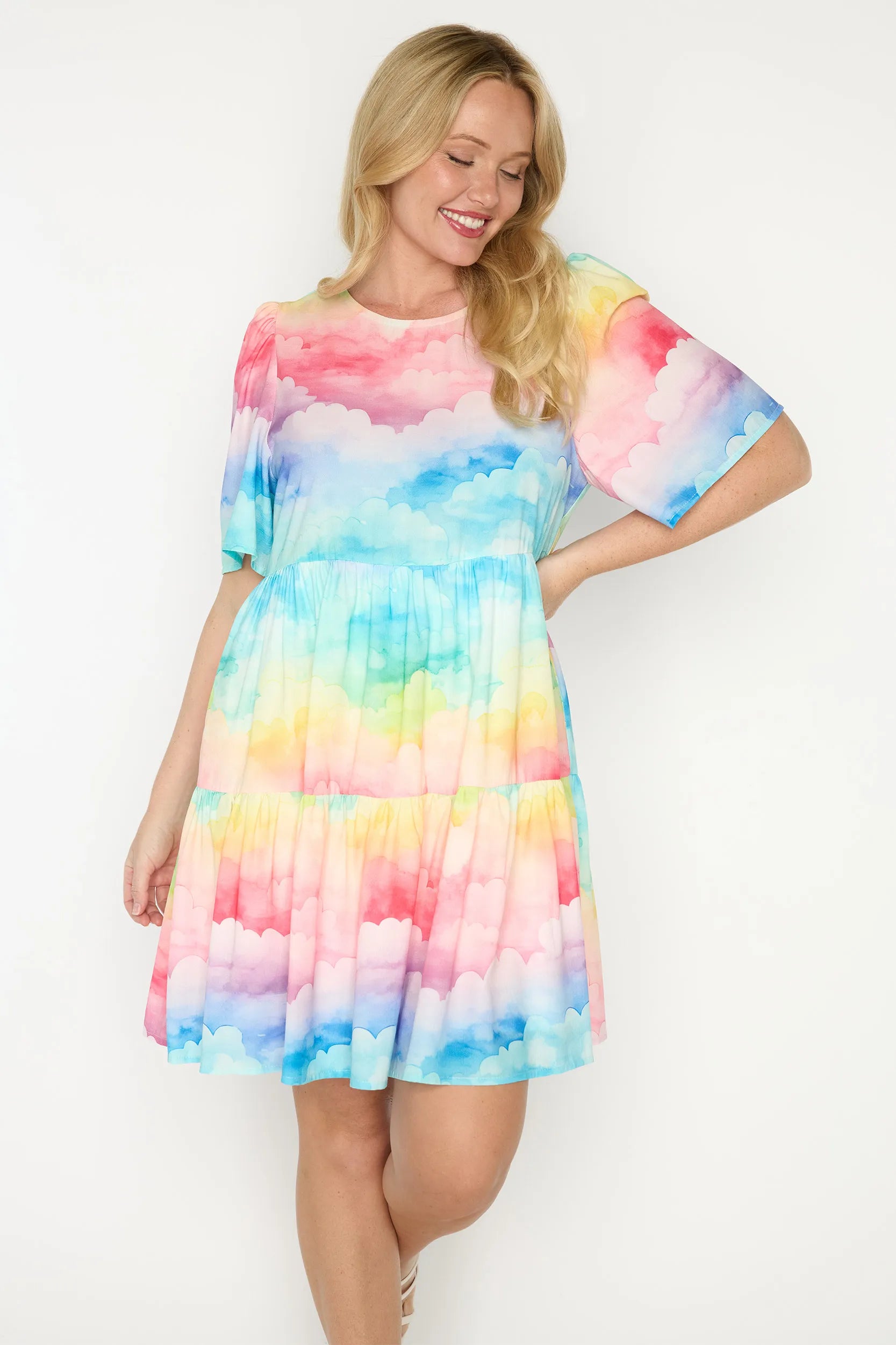 strapless open back dress Ice Party Dress  Little Adventures