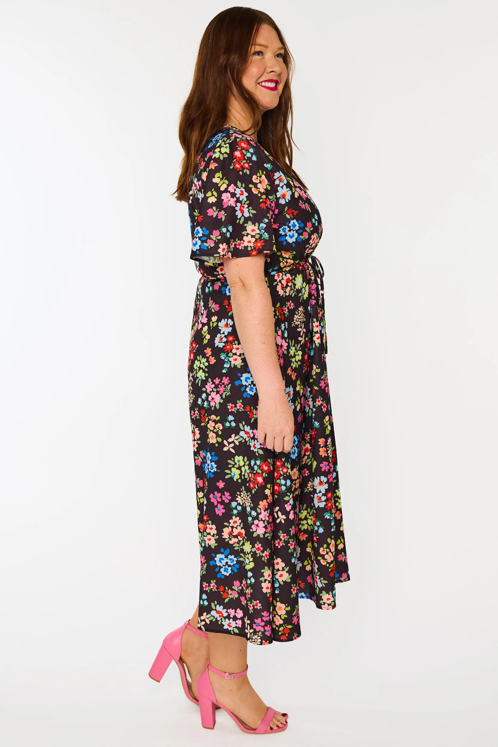 Marley Rainbow Fields Dress – Rainbow Fields midi dress