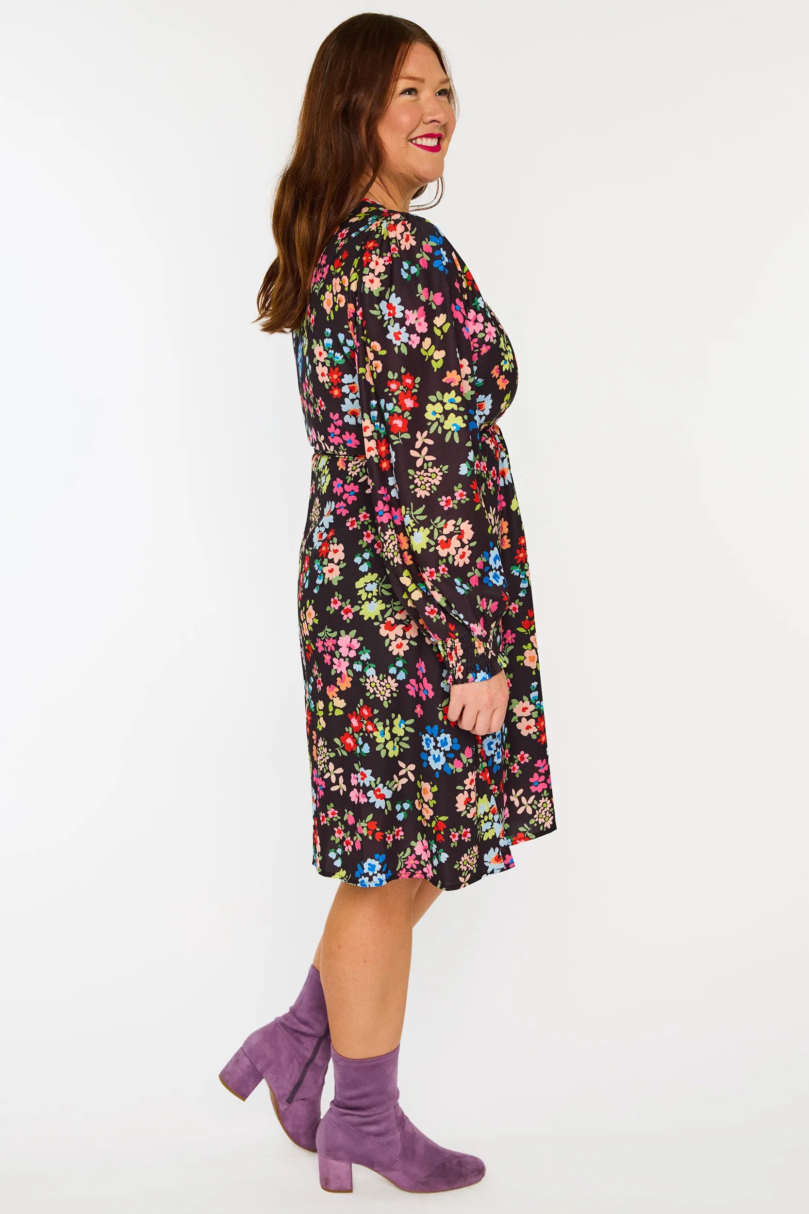 Sofia Rainbow Fields Dress – Rainbow Fields knee length dress